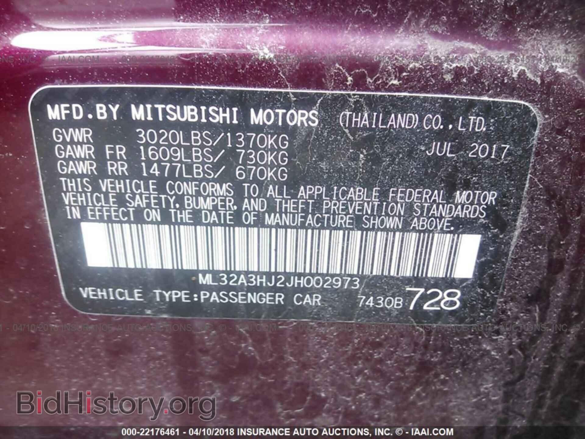 2018 Mitsubishi Mirage - VIN: ML32A3HJ2JH002973 - Фото 9