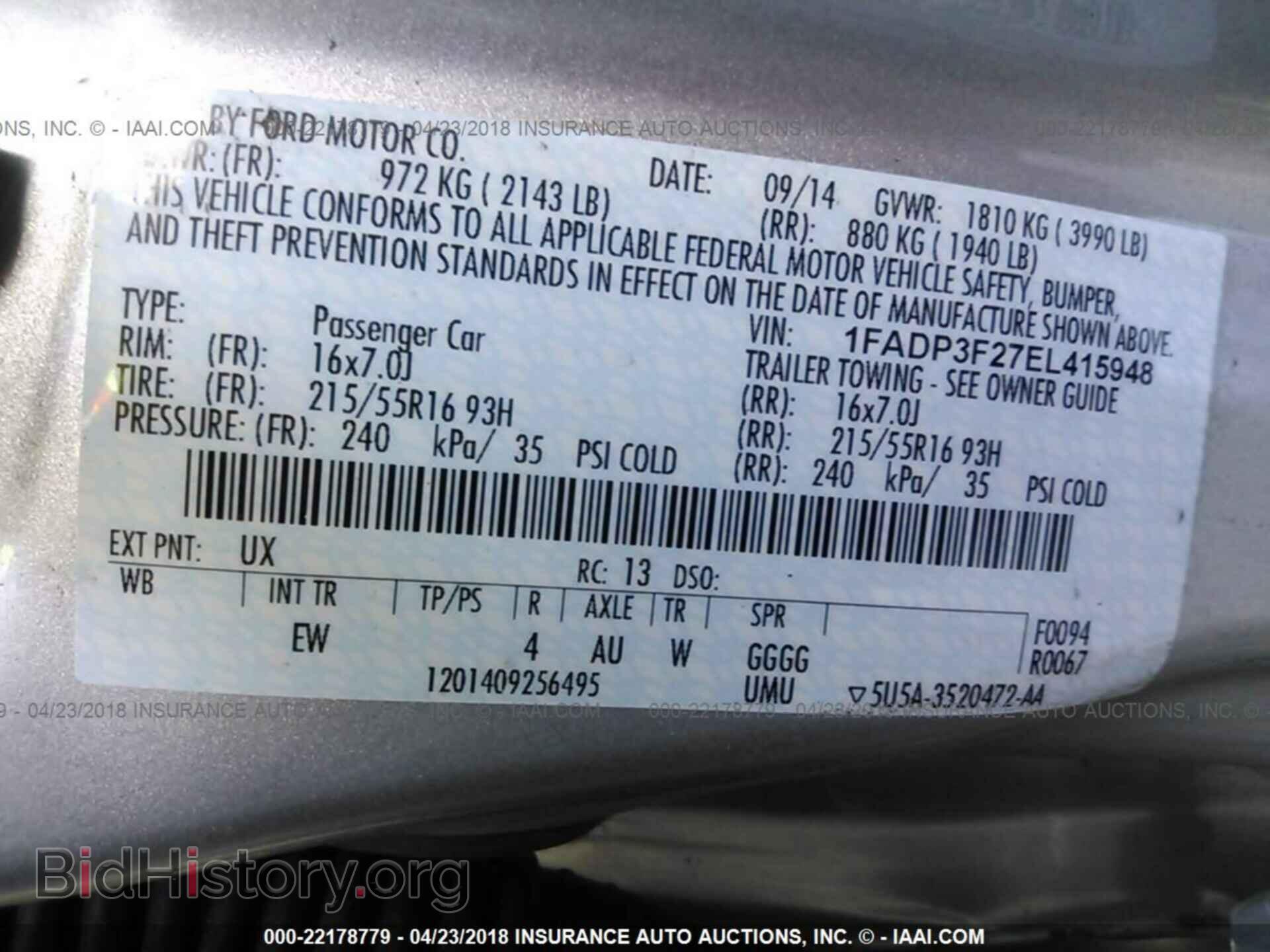 2014 Ford Focus - VIN: 1FADP3F27EL415948 - Photo 9