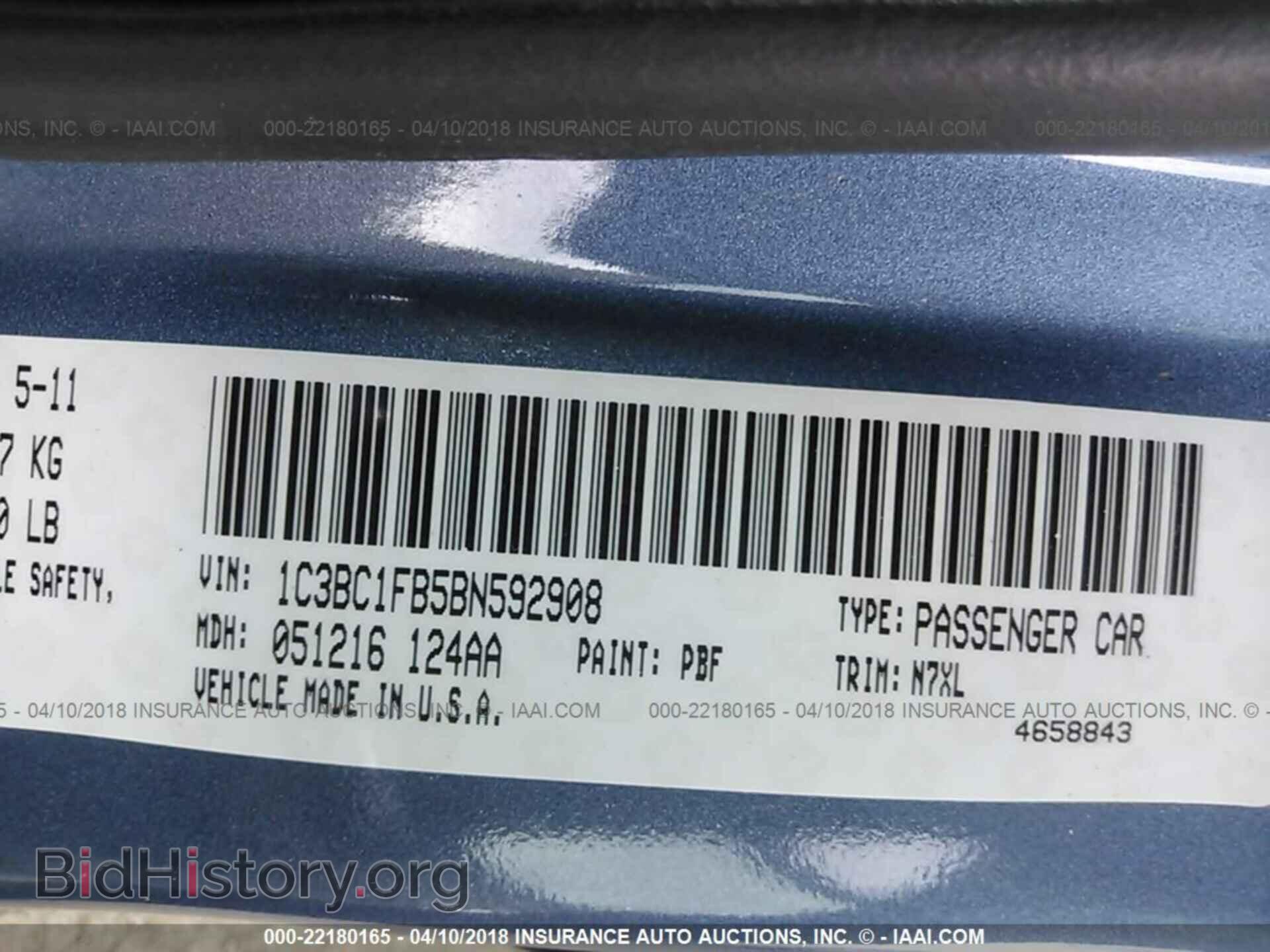 2011 Chrysler 200 - VIN: 1C3BC1FB5BN592908 - Photo 9