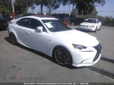 2015 Lexus IS, white — VIN JTHBF1D2XF5049368, IAAI
