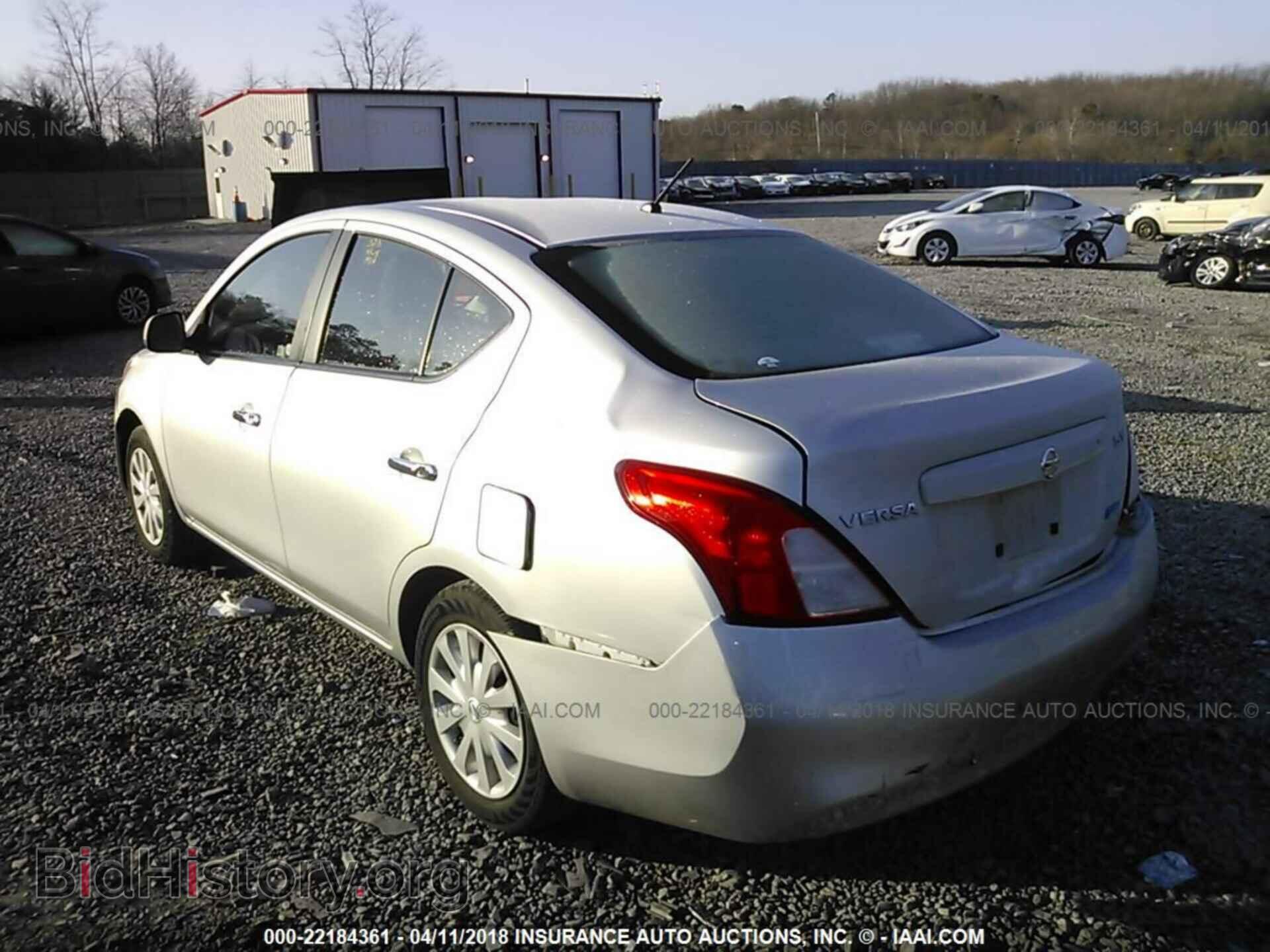 2012 Nissan Versa - VIN: 3N1CN7AP3CL819453 - Фото 3
