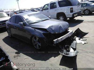 2012 Lexus IS, gray — VIN JTHBF5C2XC5161074, IAAI