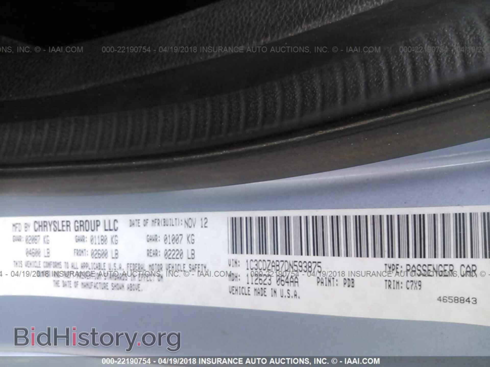 2013 Dodge Avenger - VIN: 1C3CDZAB7DN593875 - Photo 9