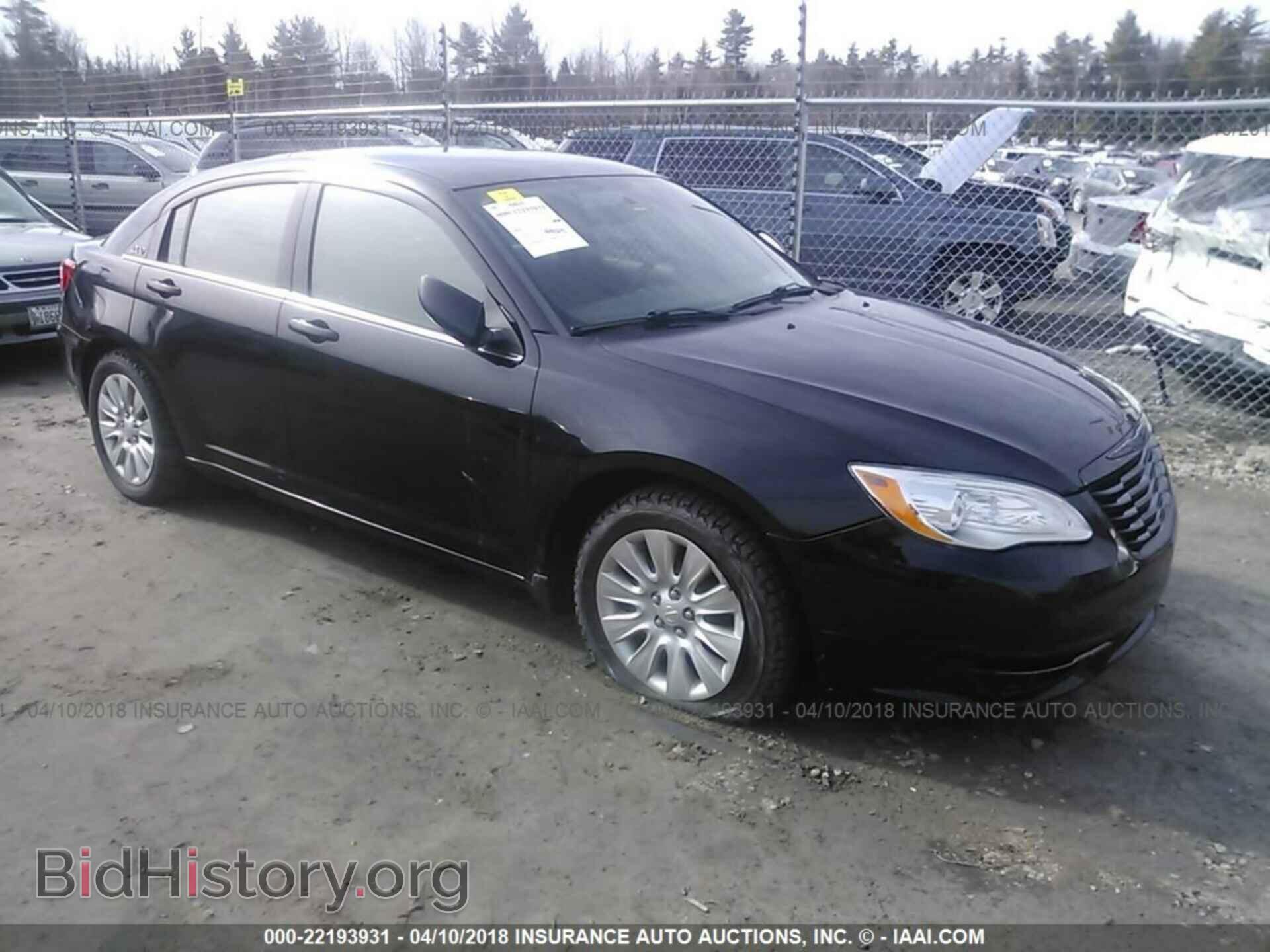 Фотография 1C3CCBAB3CN159803 - Chrysler 200 2012