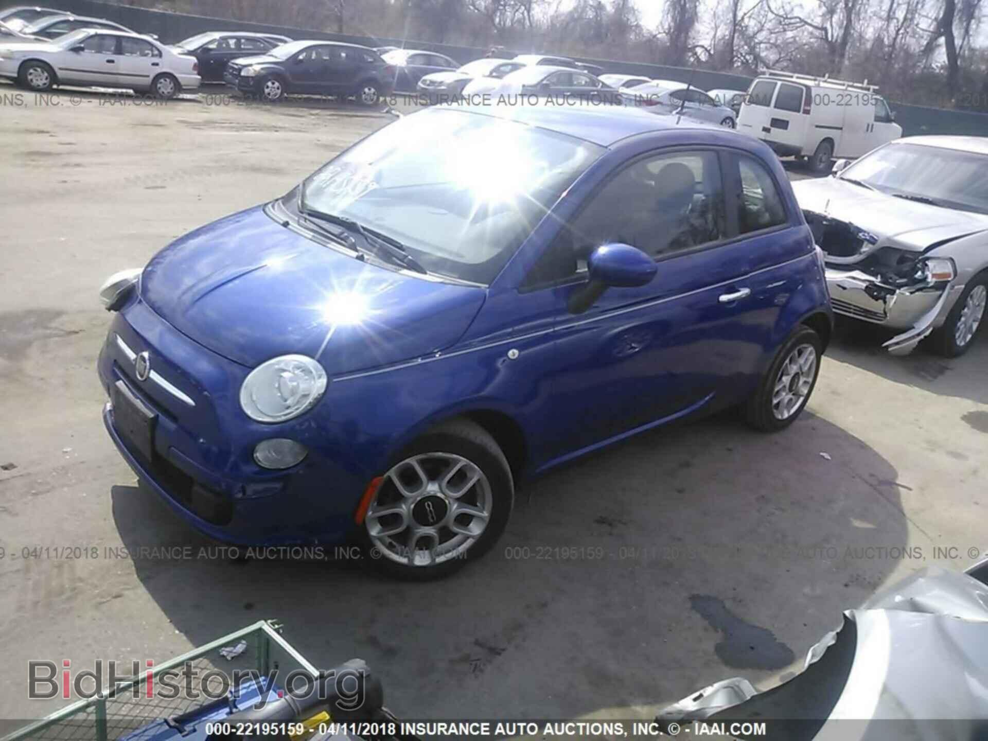 2013 Fiat 500 - VIN: 3C3CFFAR6DT739897 - Фото 2