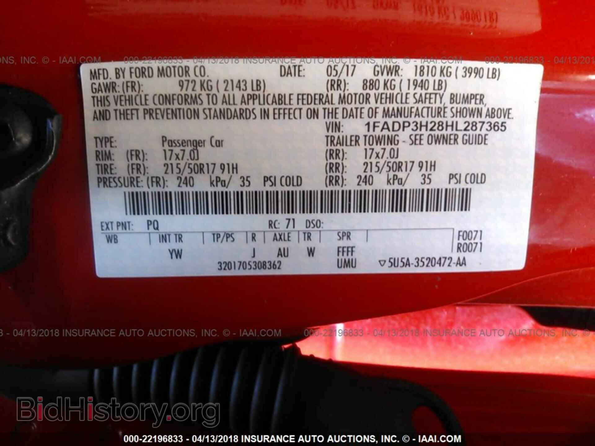 2017 Ford Focus - VIN: 1FADP3H28HL287365 - Photo 9