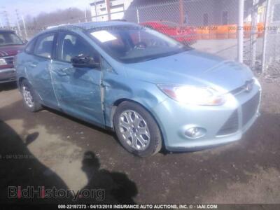 2012 Ford FOCUS, зеленый — VIN 1FAHP3F28CL385518, IAAI