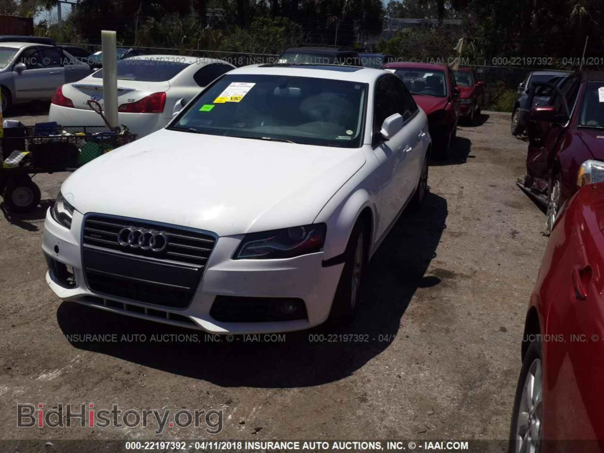 2012 Audi A4 - VIN: WAUDFAFL0CN003234 - Photo 2