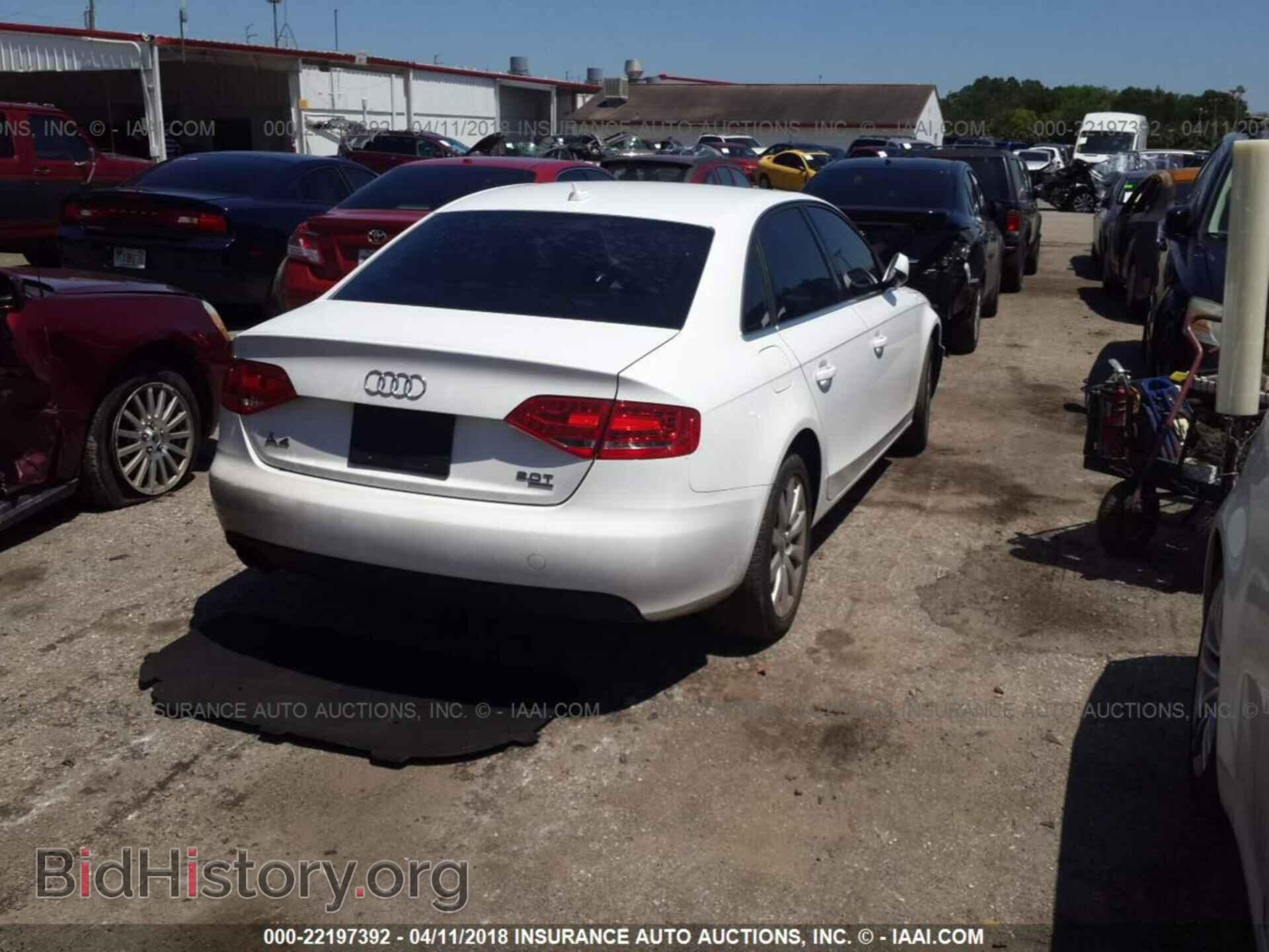 2012 Audi A4 - VIN: WAUDFAFL0CN003234 - Photo 4