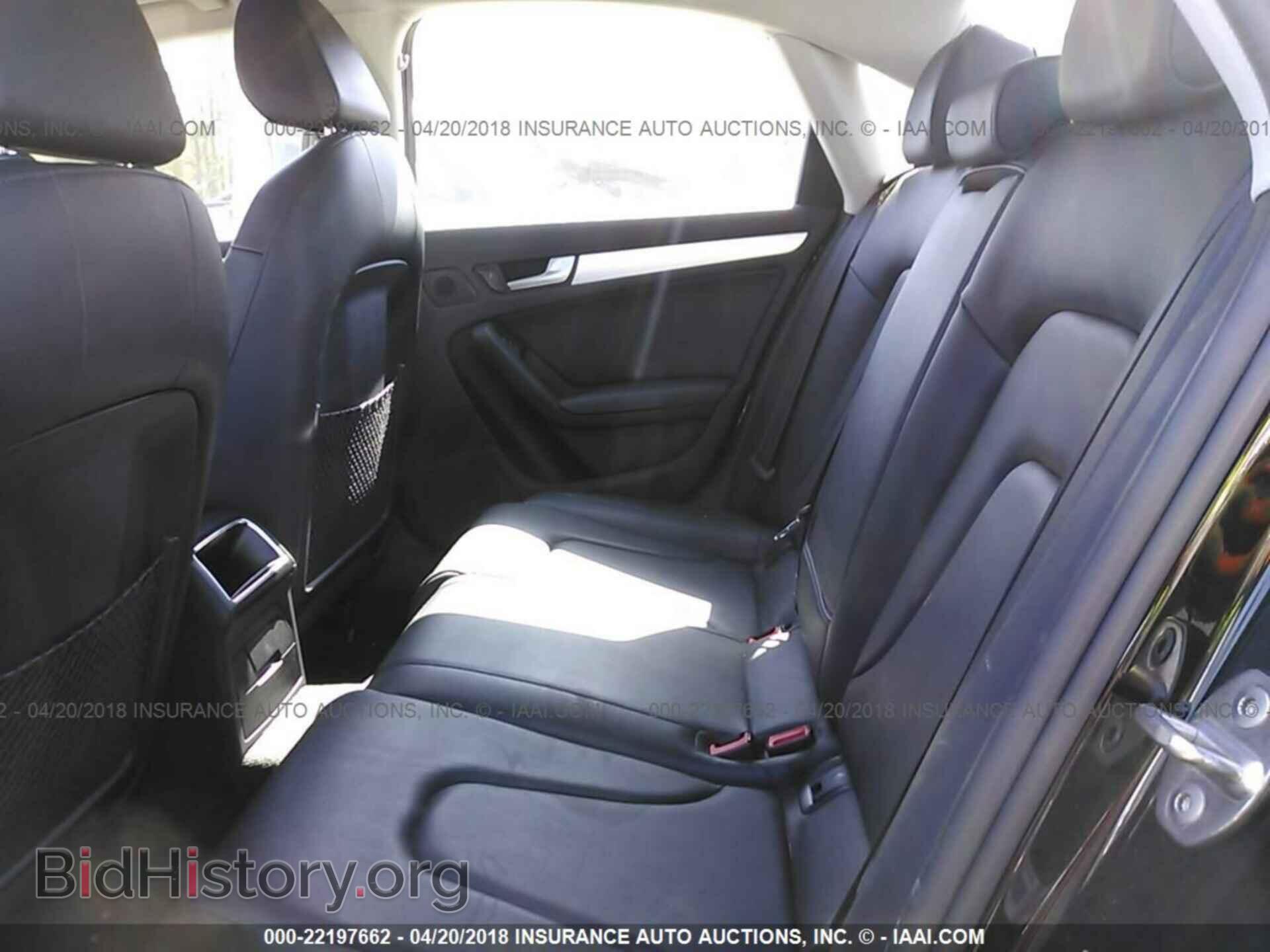 2012 AUDI A4 - VIN: WAUBFAFL6CA117625 - Photo 8