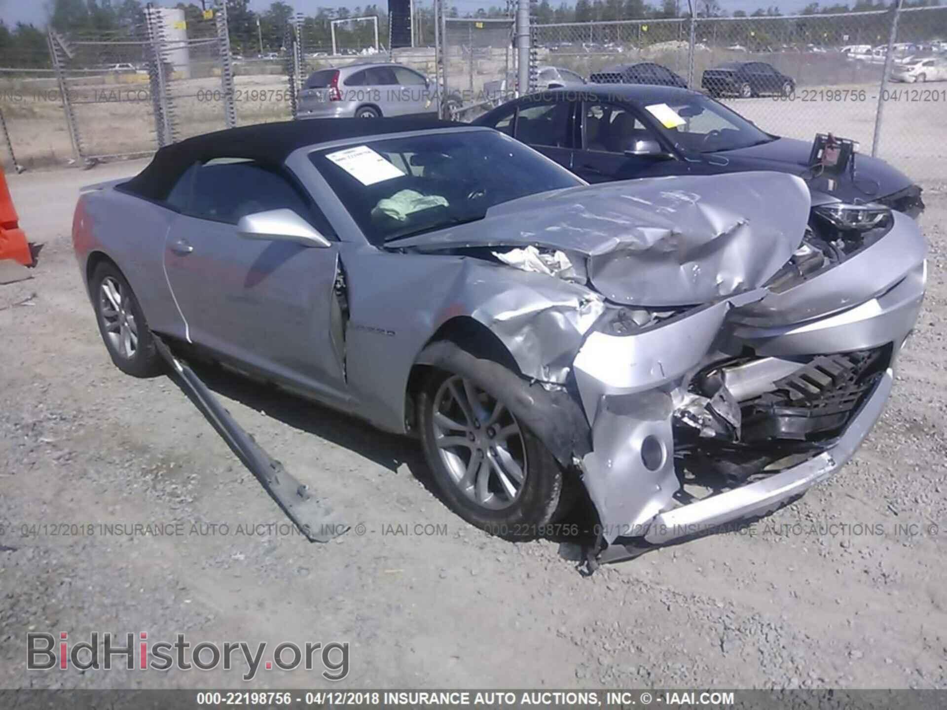 Фотография 2G1FB3D32E9121497 - Chevrolet Camaro 2014