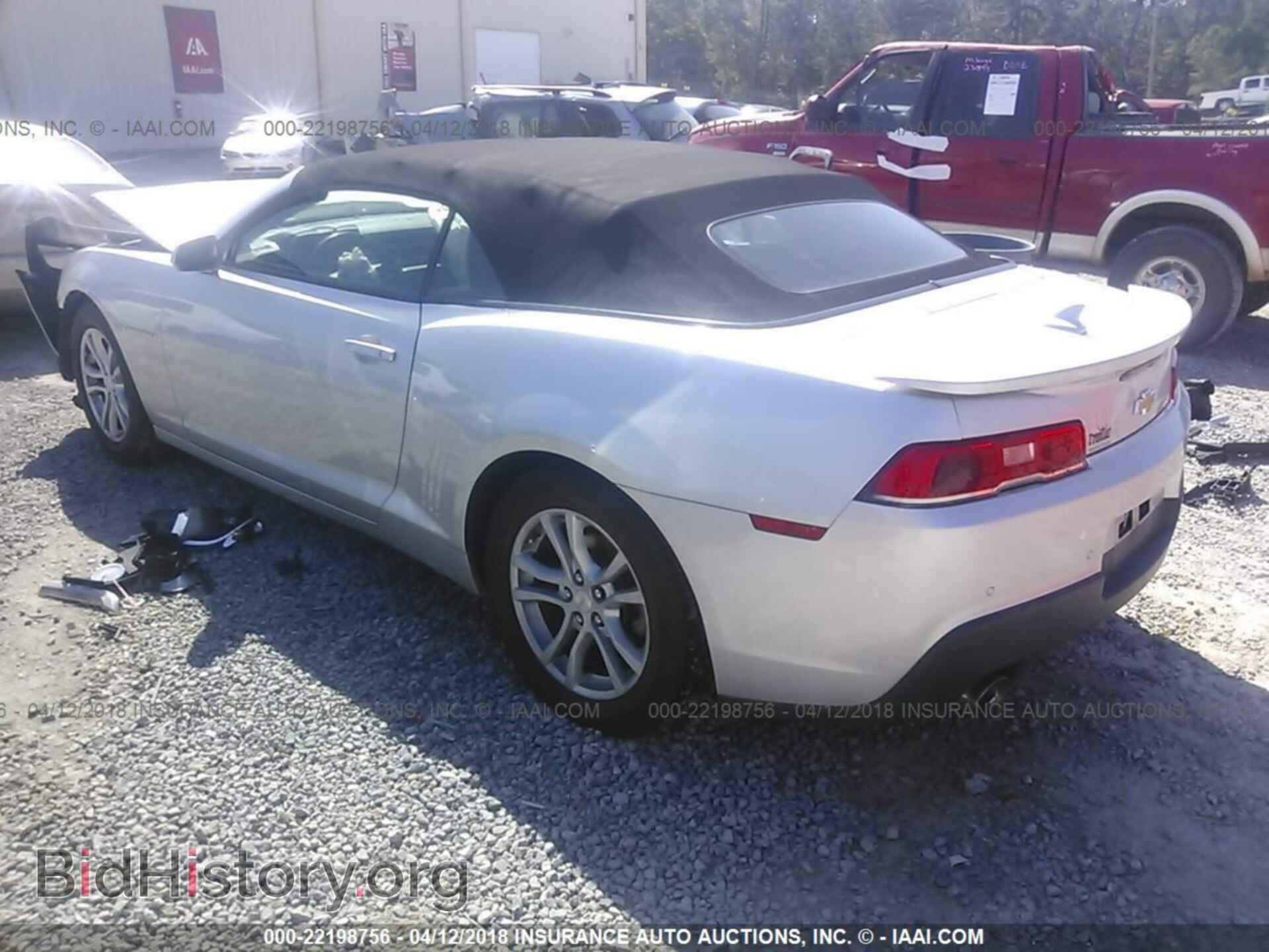 2014 Chevrolet Camaro - VIN: 2G1FB3D32E9121497 - Фото 3
