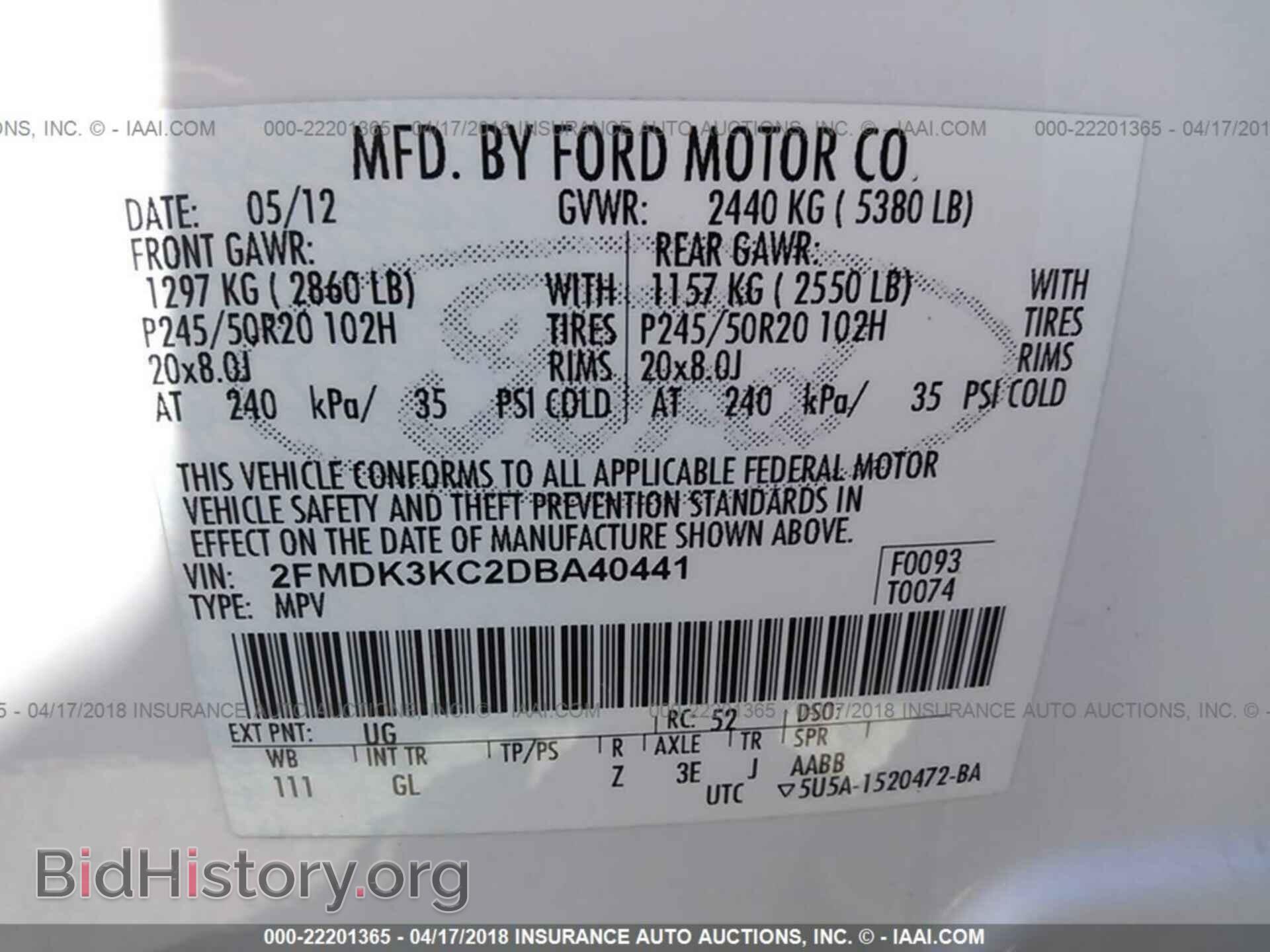 2013 Ford Edge - VIN: 2FMDK3KC2DBA40441 - Photo 9