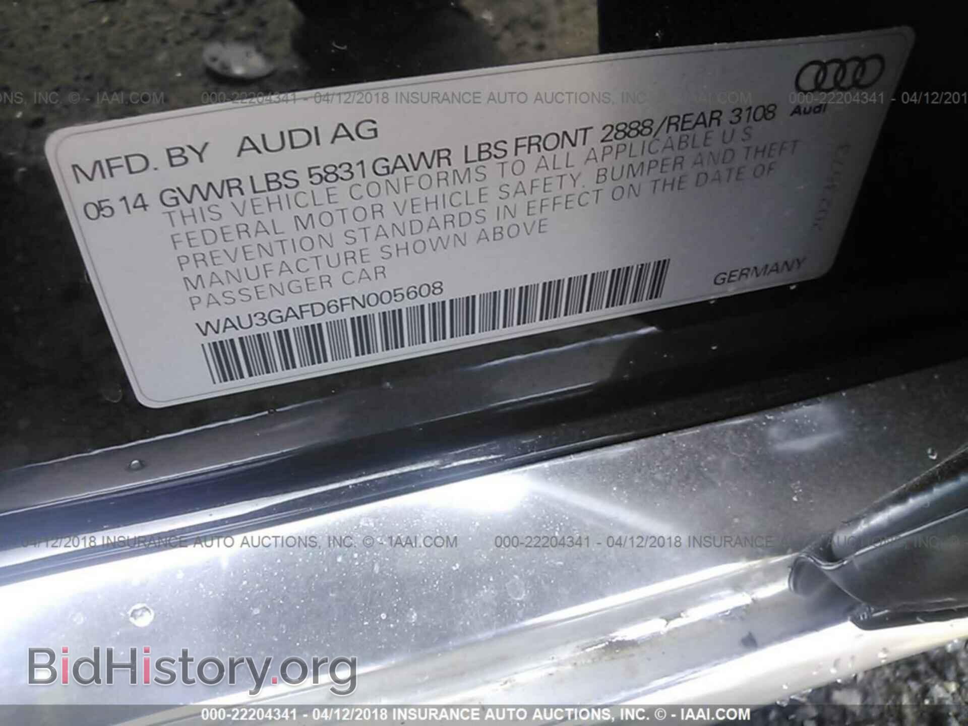 2015 Audi A8 - VIN: WAU3GAFD6FN005608 - Photo 9