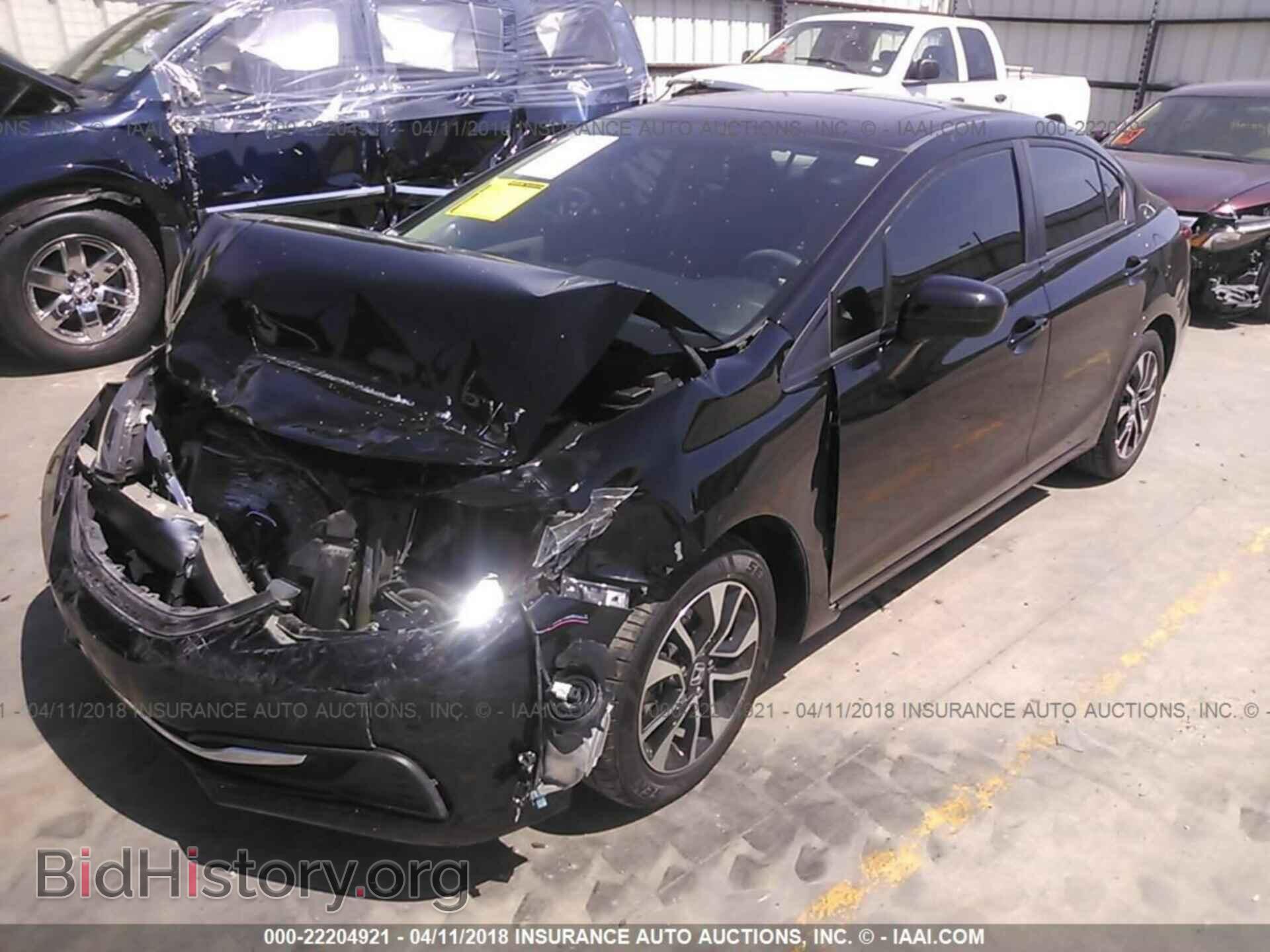 2014 Honda Civic - VIN: 2HGFB2F83EH525913 - Фото 2