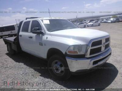 2011 Dodge RAM 3500, белый — VIN 3D6WZ4CL7BG504700, IAAI