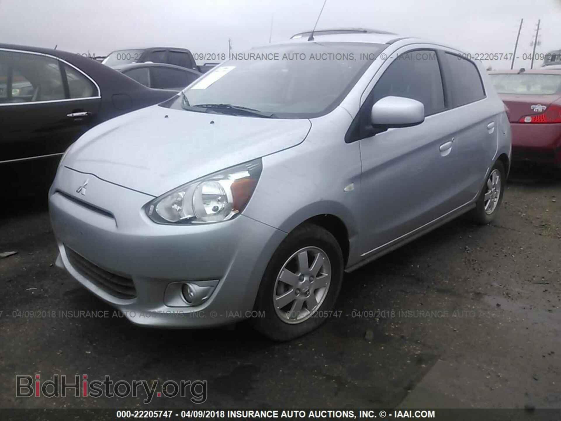 2014 Mitsubishi Mirage - VIN: ML32A4HJ5EH007614 - Фото 2
