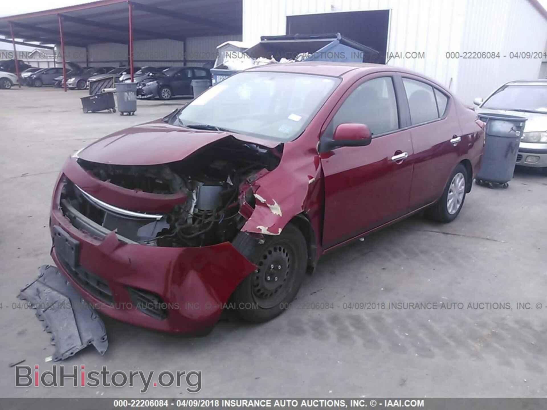 2014 Nissan Versa - VIN: 3N1CN7AP9EK457007 - Фото 2