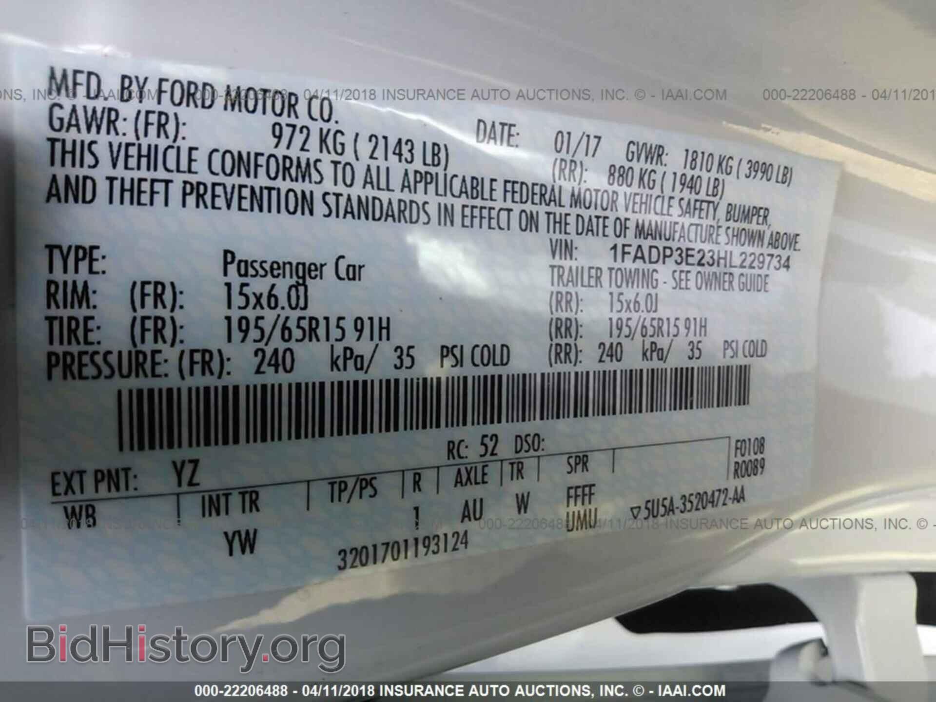 2017 Ford Focus - VIN: 1FADP3E23HL229734 - Photo 9