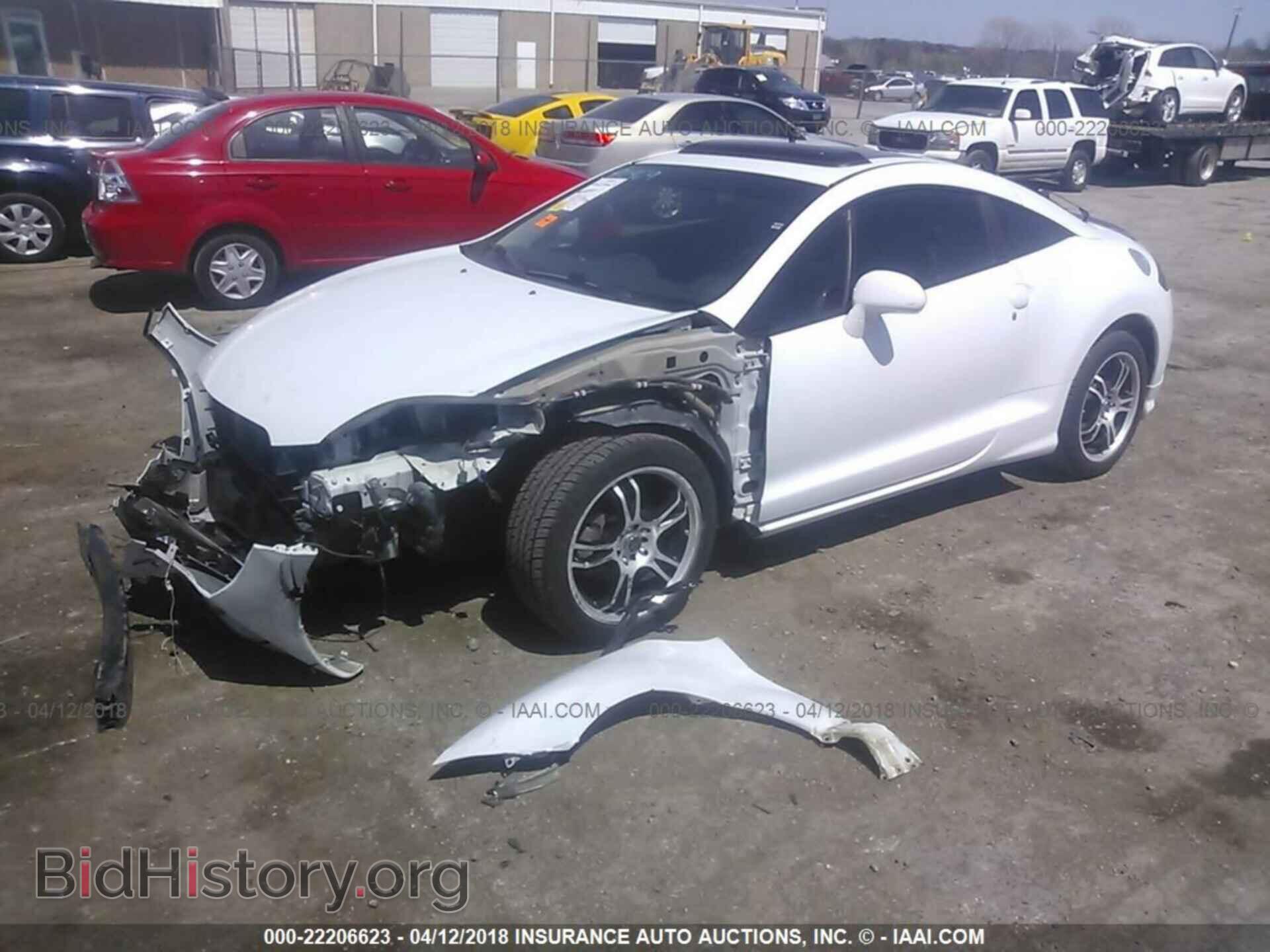 2008 MITSUBISHI ECLIPSE - VIN: 4A3AK34T88E033604 - Фото 2