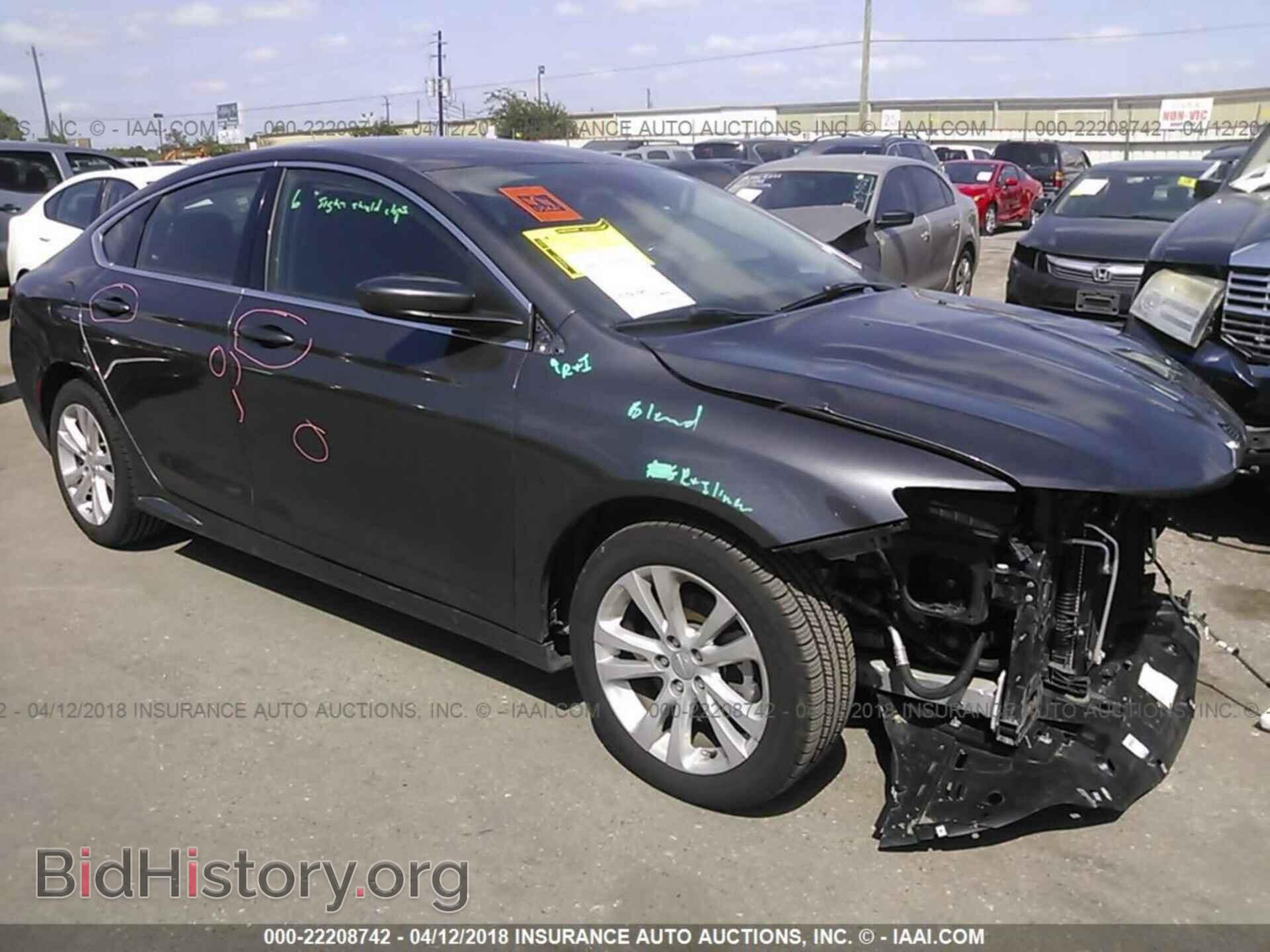 Фотография 1C3CCCAB2GN102794 - Chrysler 200 2016