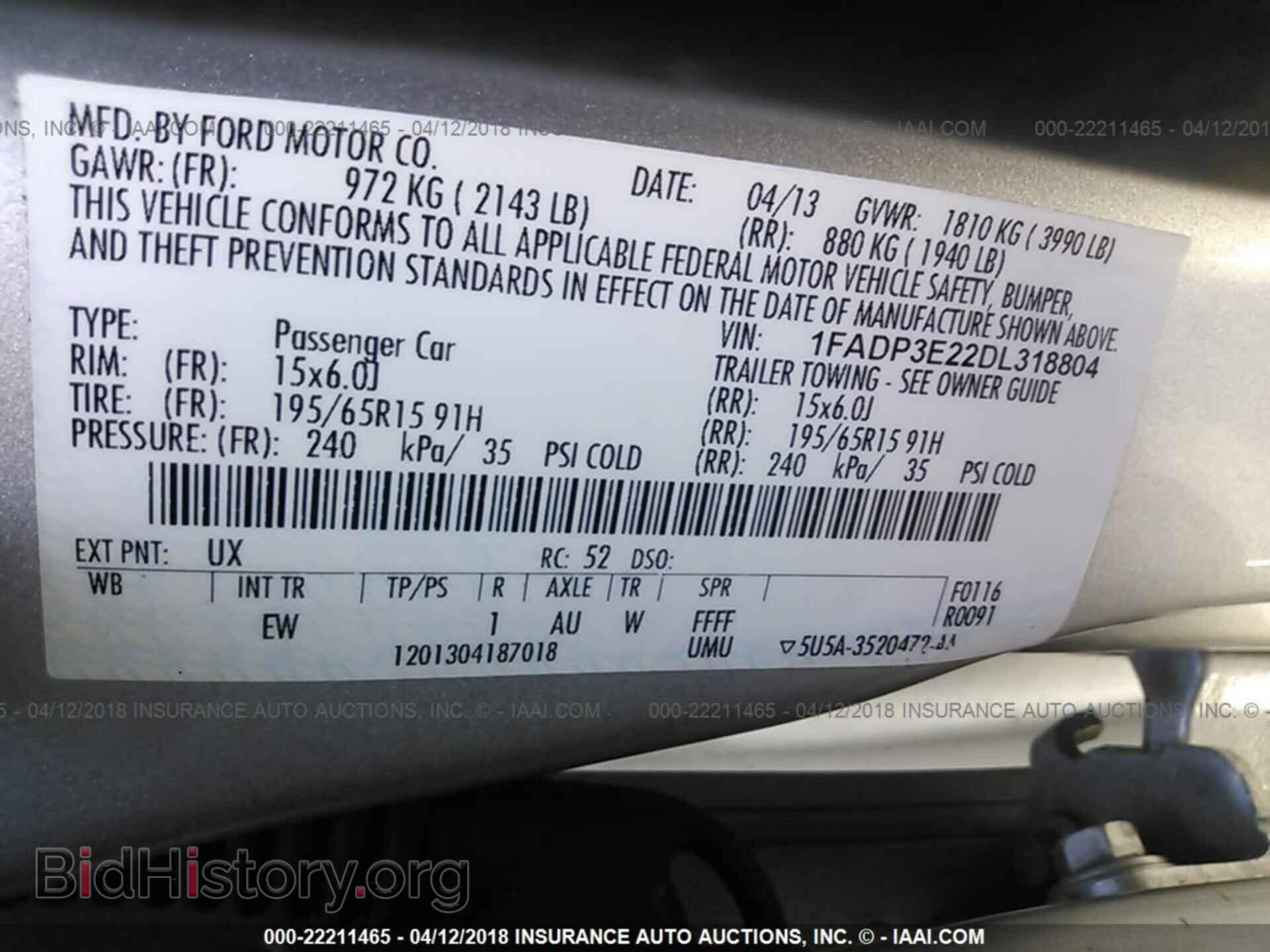 2013 Ford Focus - VIN: 1FADP3E22DL318804 - Photo 9