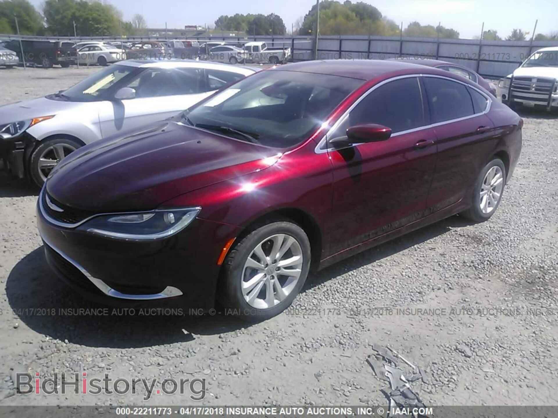 2015 Chrysler 200 - VIN: 1C3CCCAB6FN663045 - Фото 2