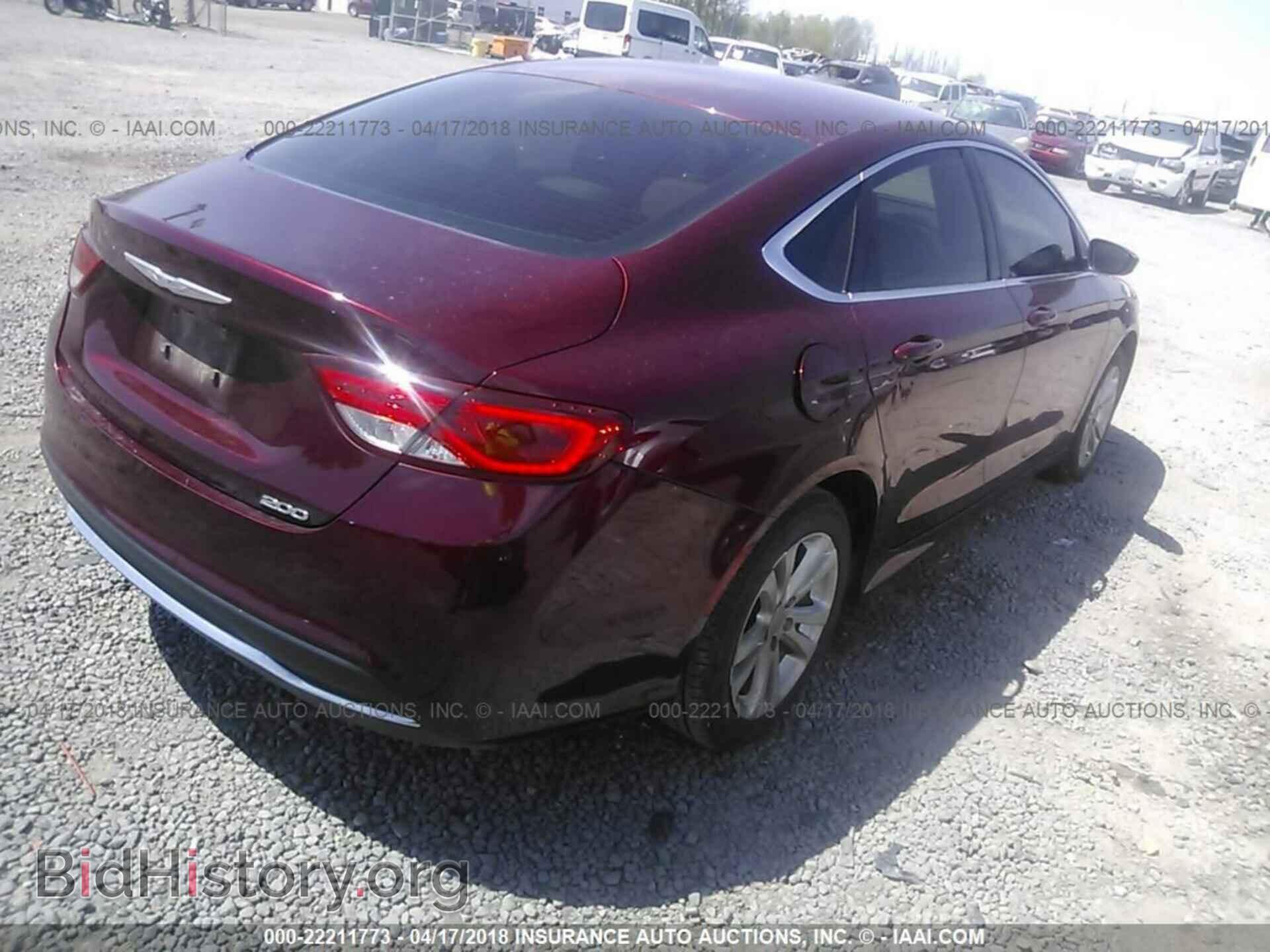 2015 Chrysler 200 - VIN: 1C3CCCAB6FN663045 - Фото 4