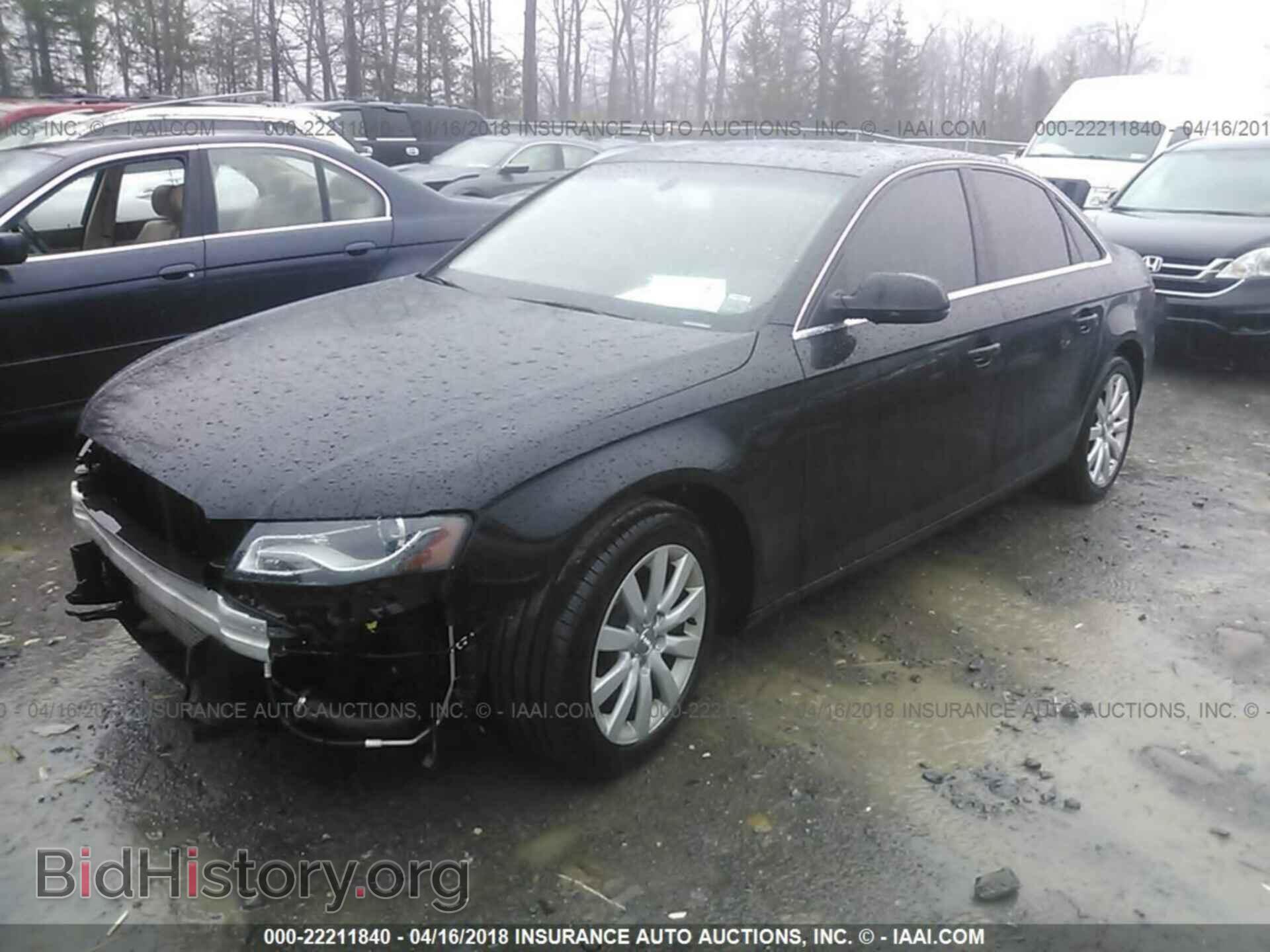 2012 Audi A4 - VIN: WAUBFAFL3CA116836 - Photo 2