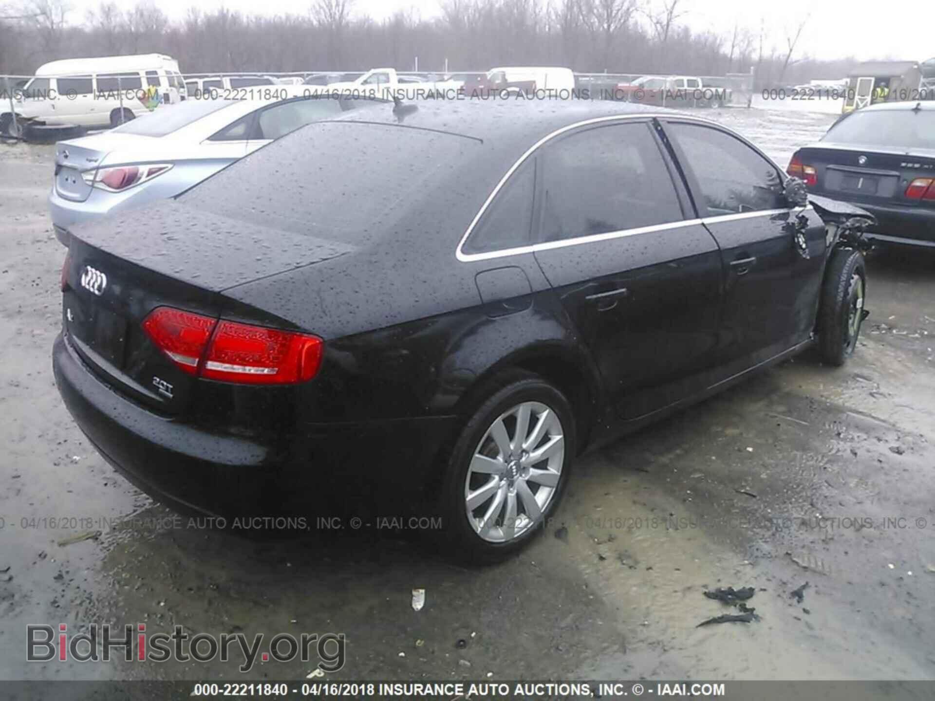 2012 Audi A4 - VIN: WAUBFAFL3CA116836 - Photo 4