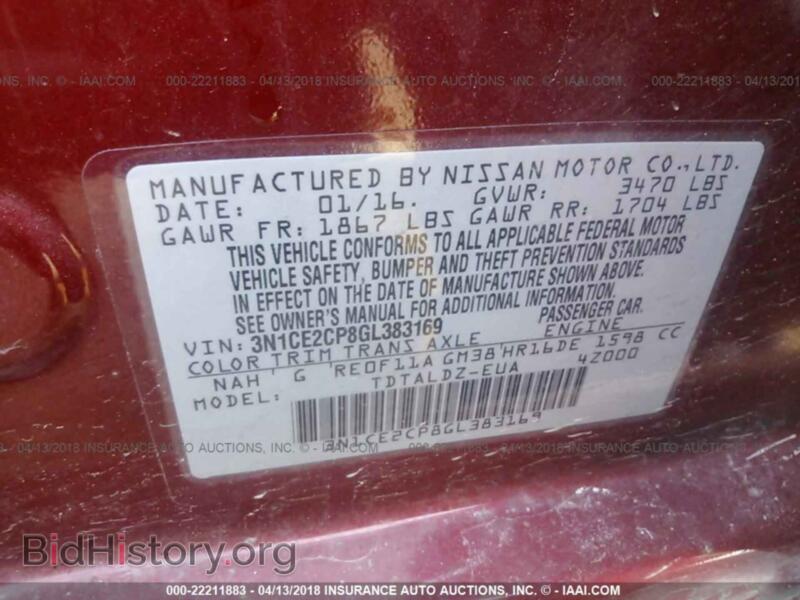 2016 Nissan VERSA NOTE (VIN 3N1CE2CP8GL383169) — photo 9 of 10