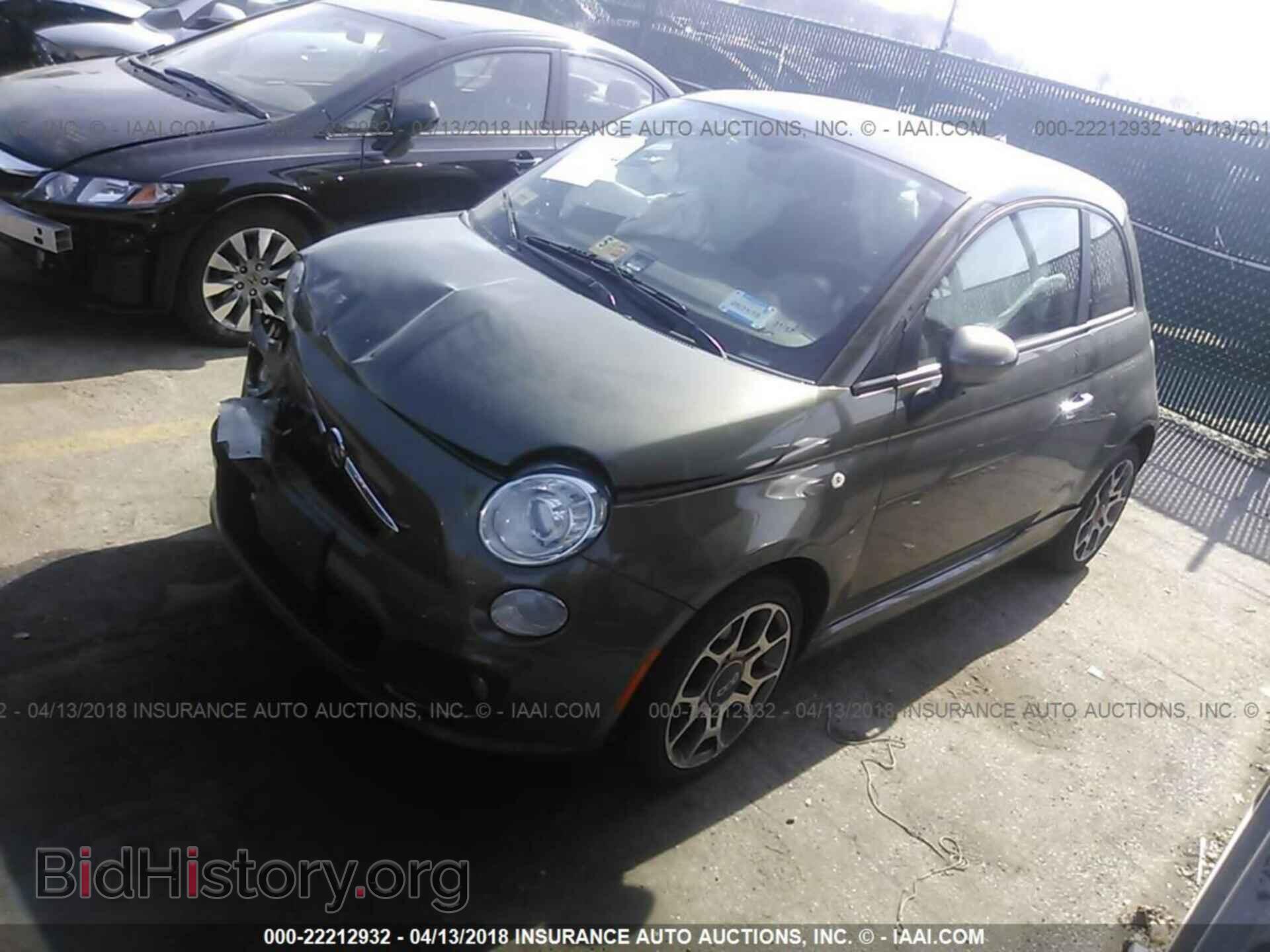 2012 Fiat 500 - VIN: 3C3CFFBR4CT340077 - Фото 2