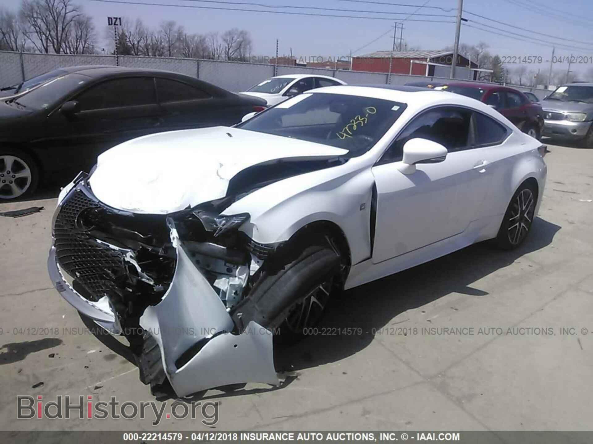 2017 Lexus Rc - VIN: JTHSM5BC1H5002774 - Photo 2