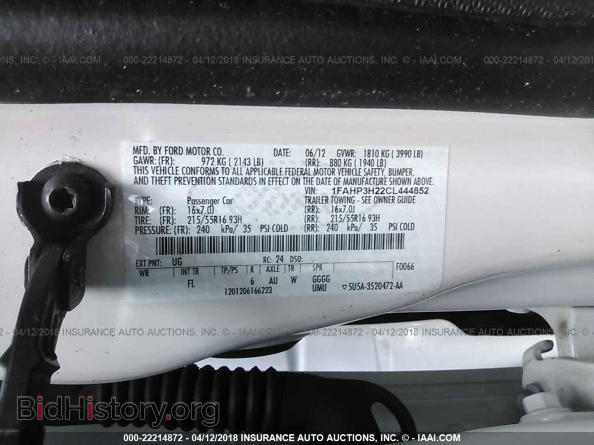 2012 Ford Focus - VIN: 1FAHP3H22CL444852 - Photo 9