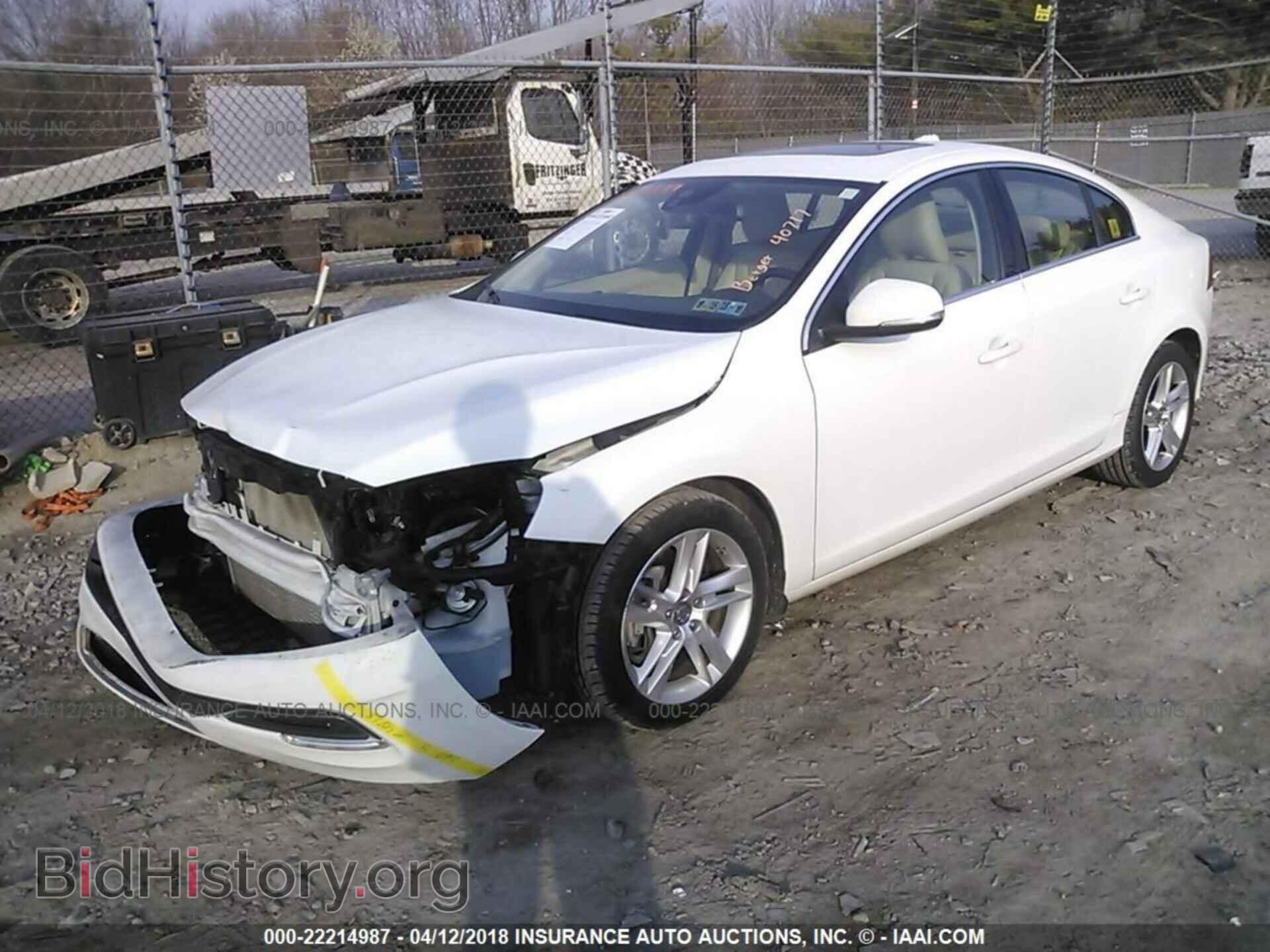 2014 Volvo S60 - VIN: YV1612FS5E2289412 - Фото 2