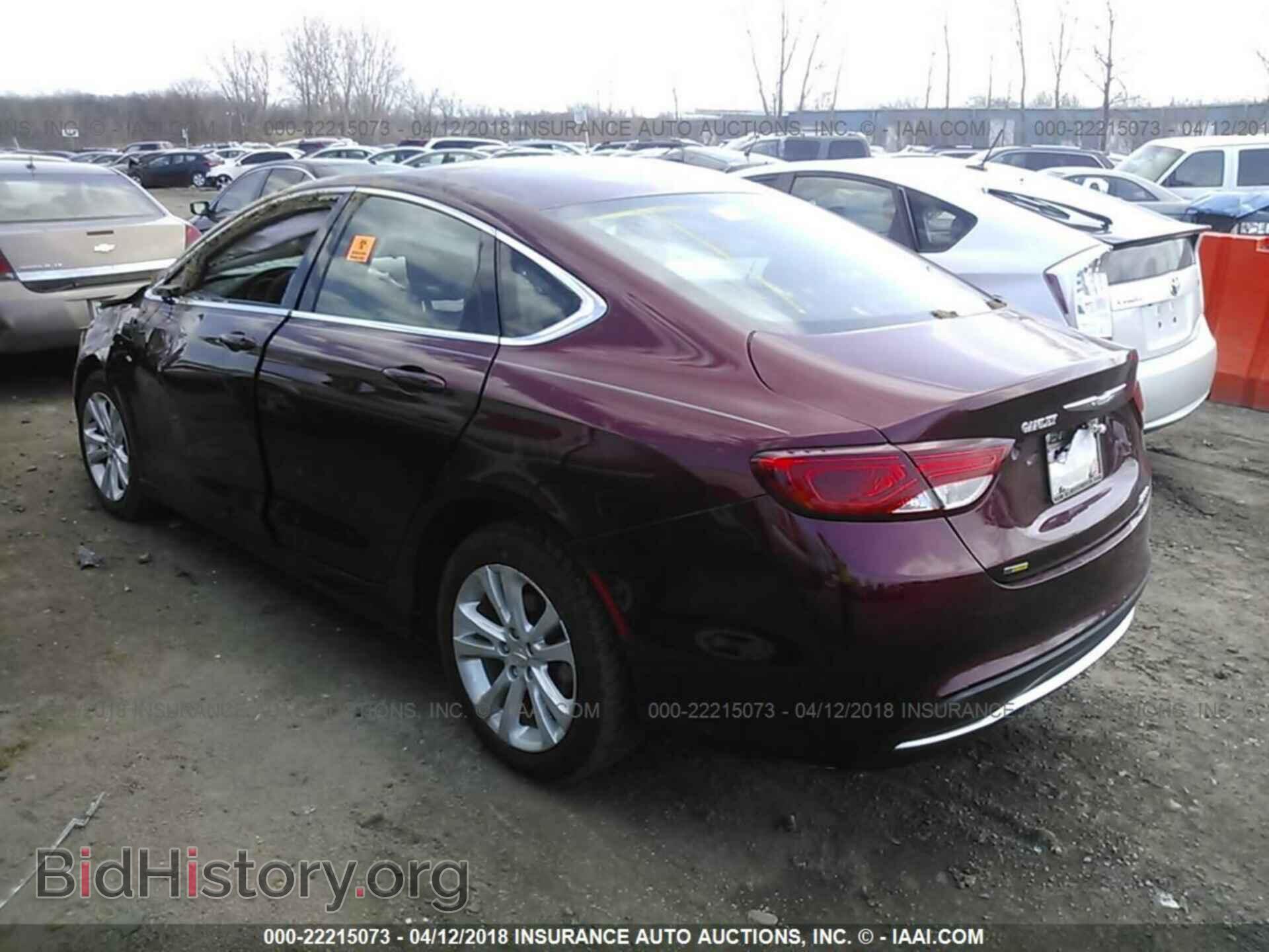 2015 Chrysler 200 - VIN: 1C3CCCAB7FN633309 - Photo 3