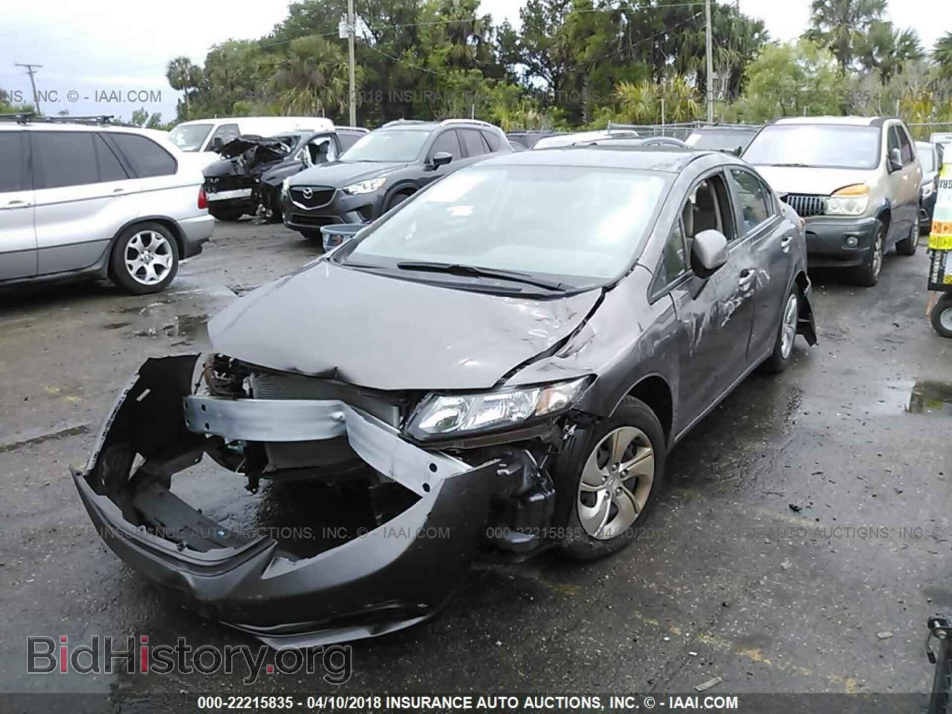 2013 HONDA CIVIC - VIN: 19XFB2F58DE033604 - Фото 2