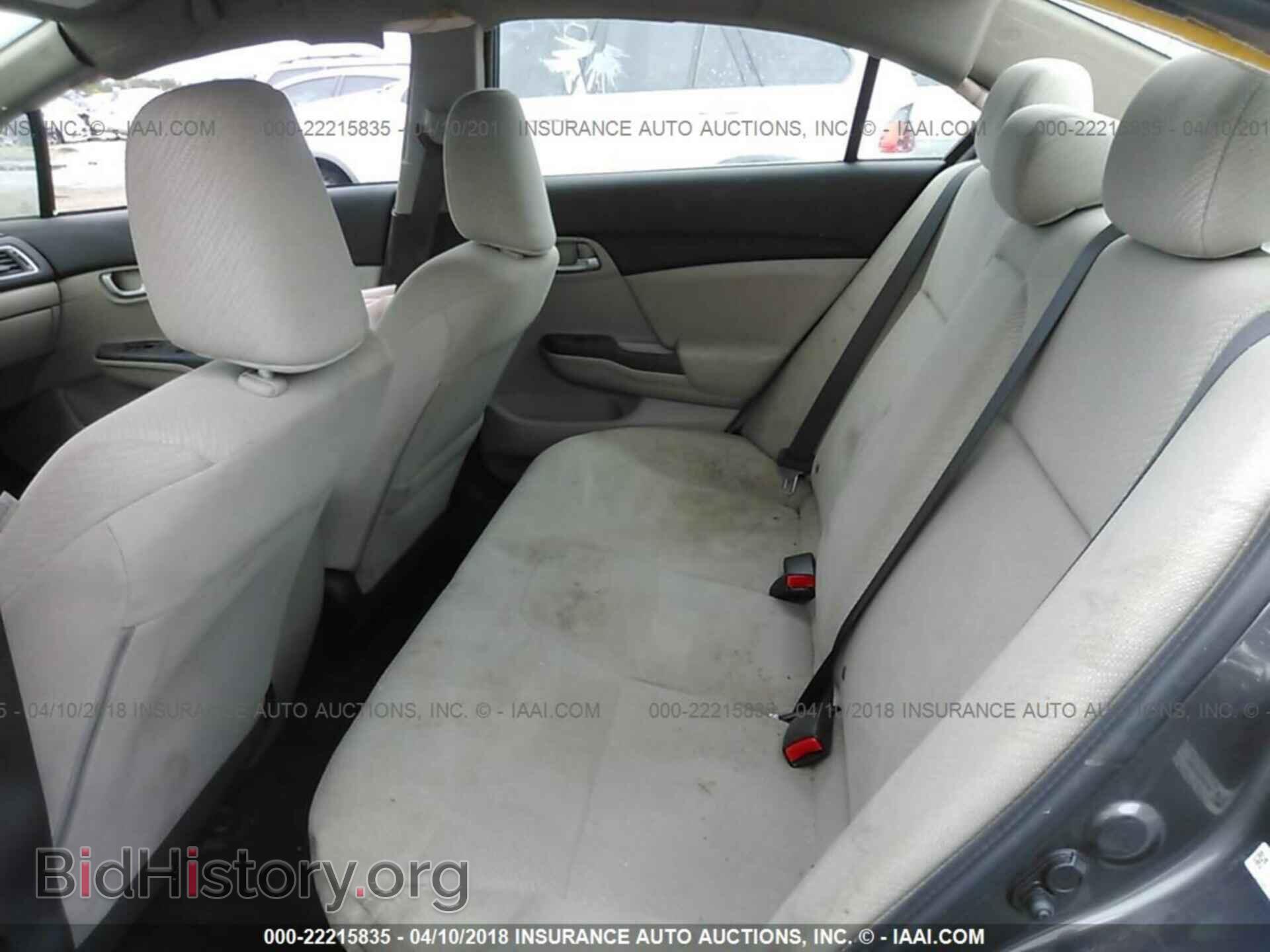 2013 HONDA CIVIC - VIN: 19XFB2F58DE033604 - Фото 8
