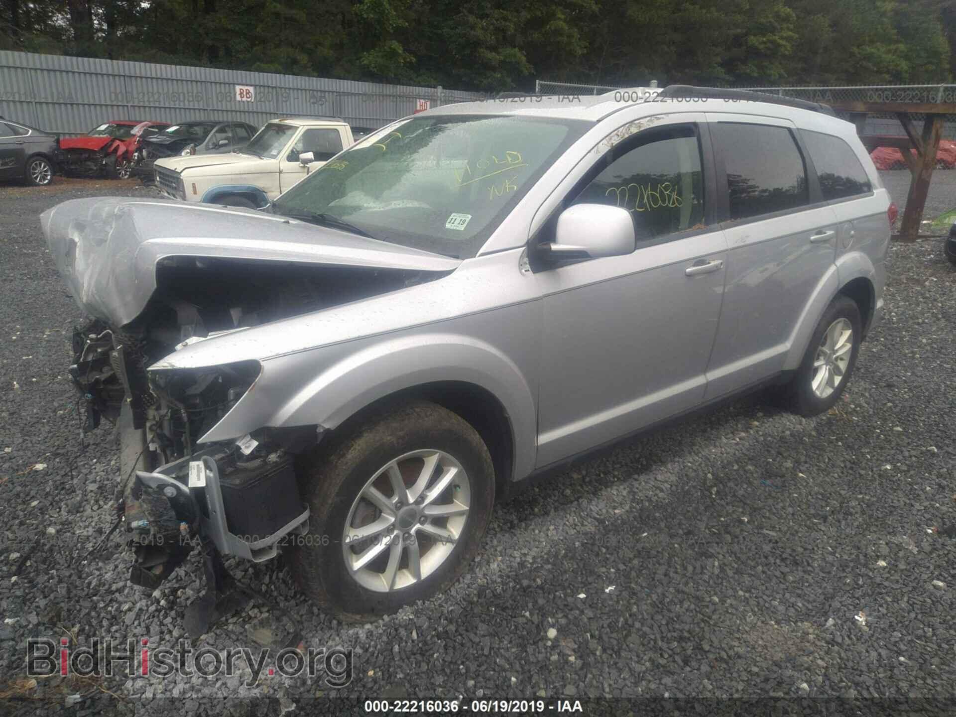2014 DODGE JOURNEY - VIN: 3C4PDCBB0ET258676 - Фото 2