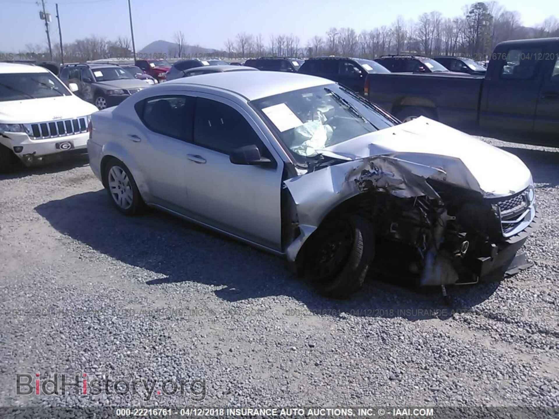 Photo 1C3CDZAB8CN136099 - Dodge Avenger 2012