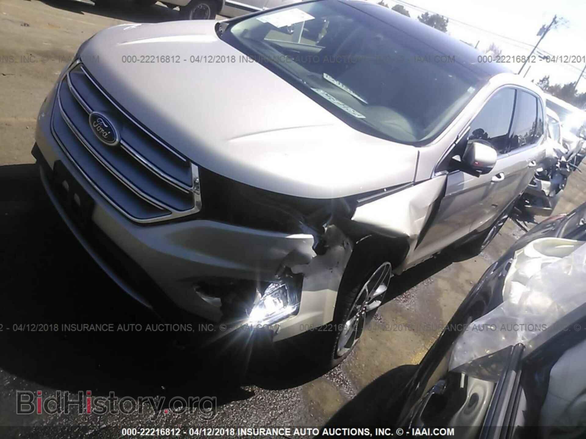 2017 Ford Edge - VIN: 2FMPK4K82HBB10606 - Фото 2