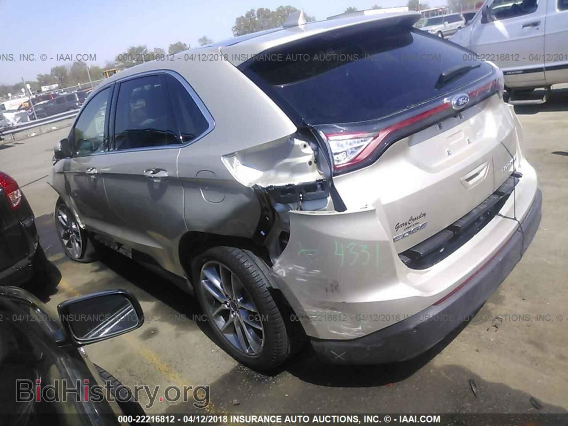 2017 Ford Edge - VIN: 2FMPK4K82HBB10606 - Фото 3
