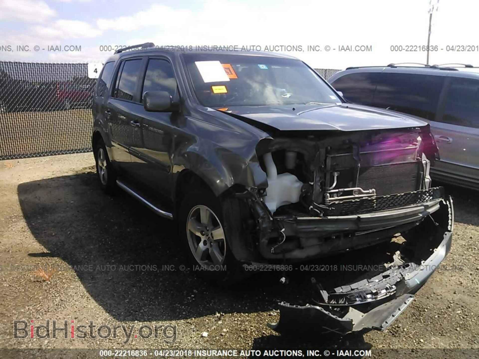 Фотография 5FNYF3H75BB009141 - Honda Pilot 2011
