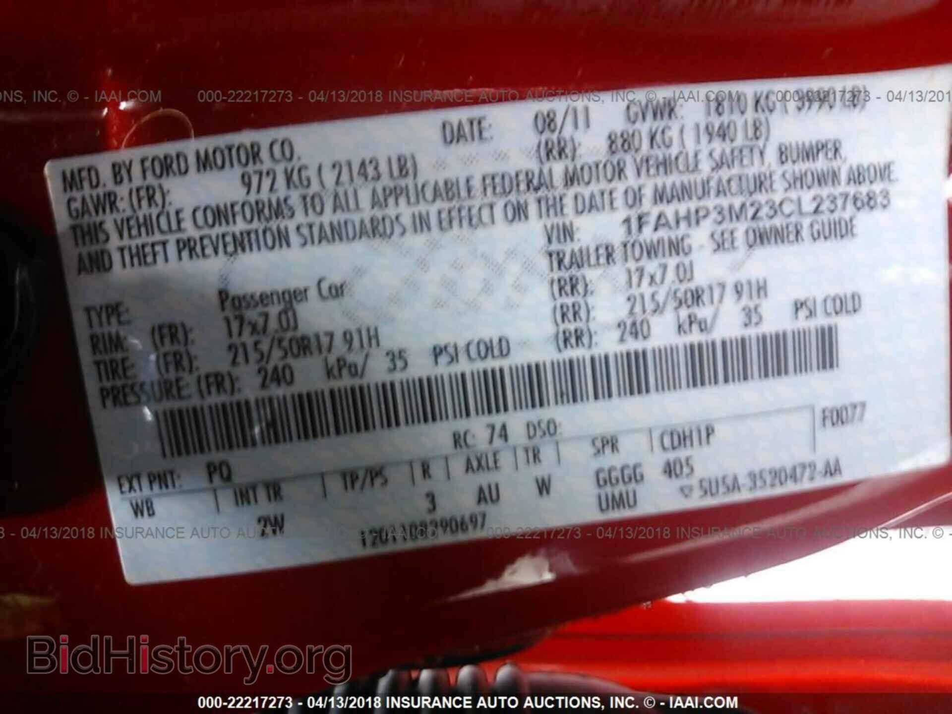 2012 Ford Focus - VIN: 1FAHP3M23CL237683 - Photo 9