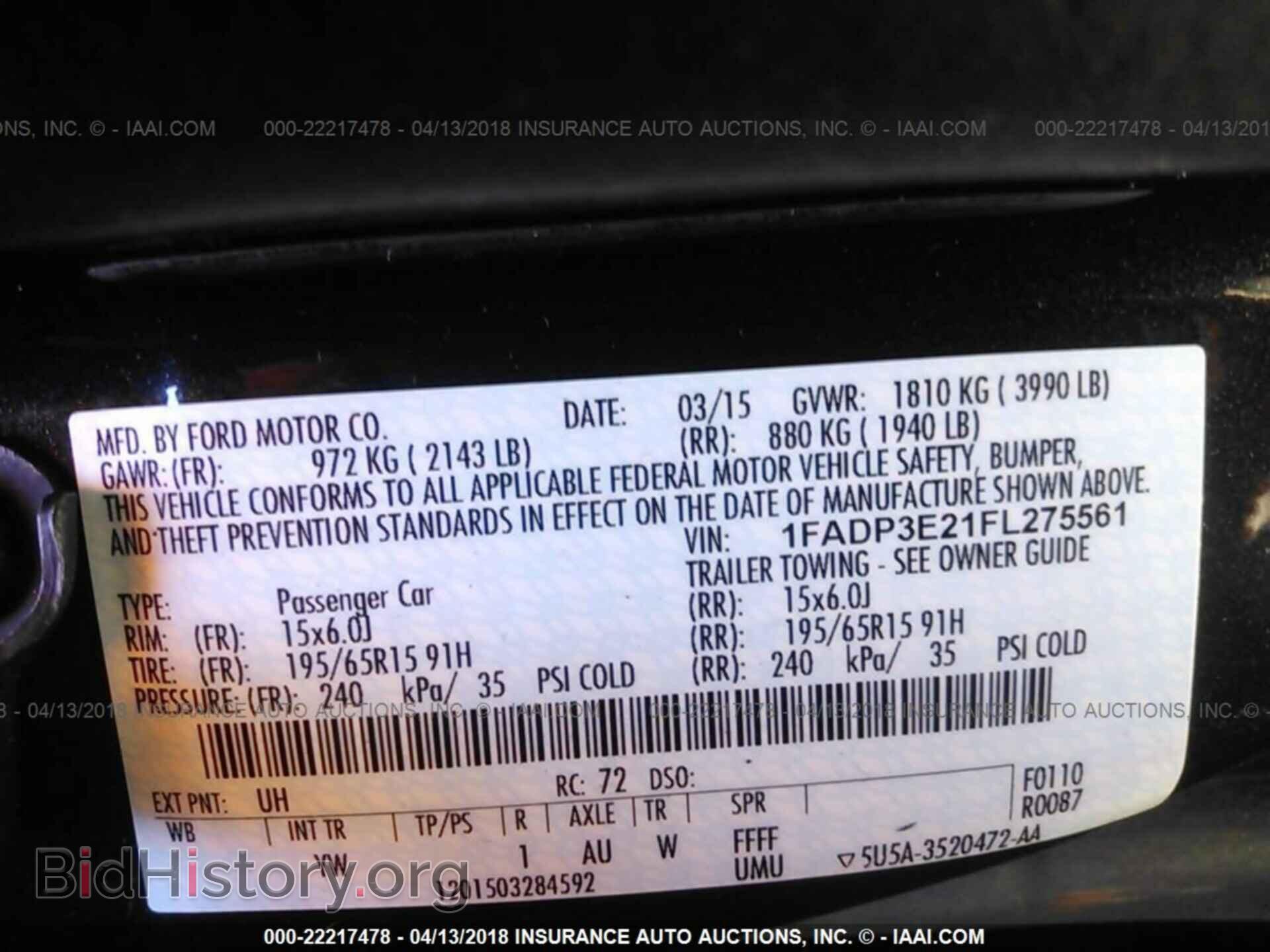 2015 Ford Focus - VIN: 1FADP3E21FL275561 - Photo 9