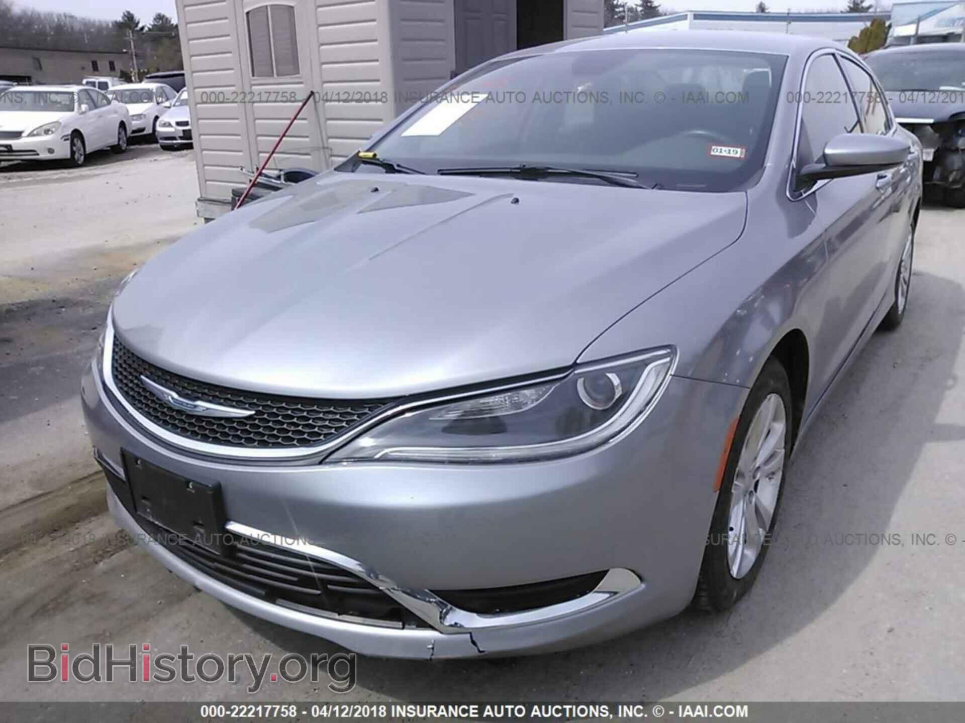 2015 Chrysler 200 - VIN: 1C3CCCAB9FN504858 - Фото 2