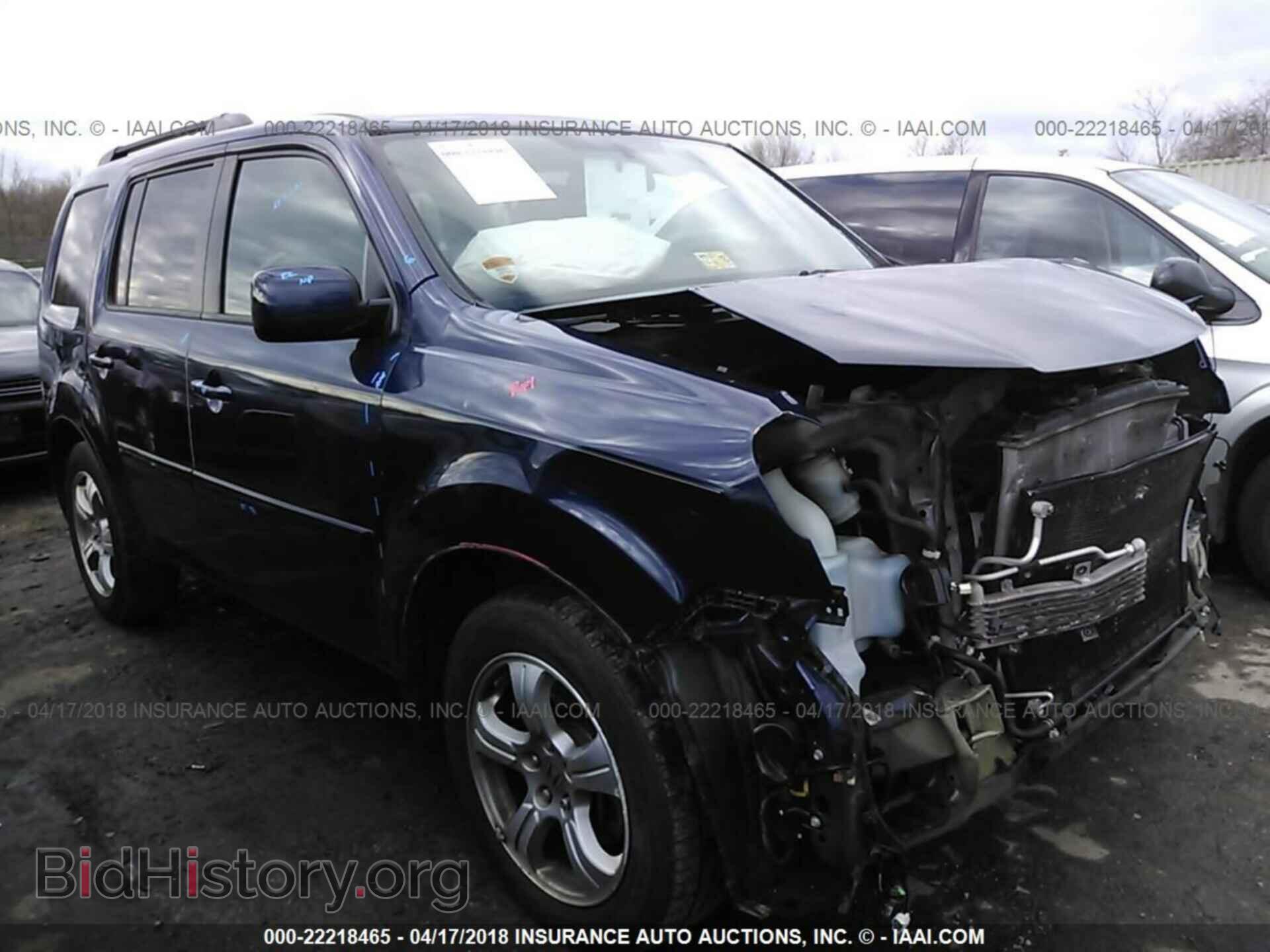 Фотография 5FNYF4H77DB015922 - Honda Pilot 2013