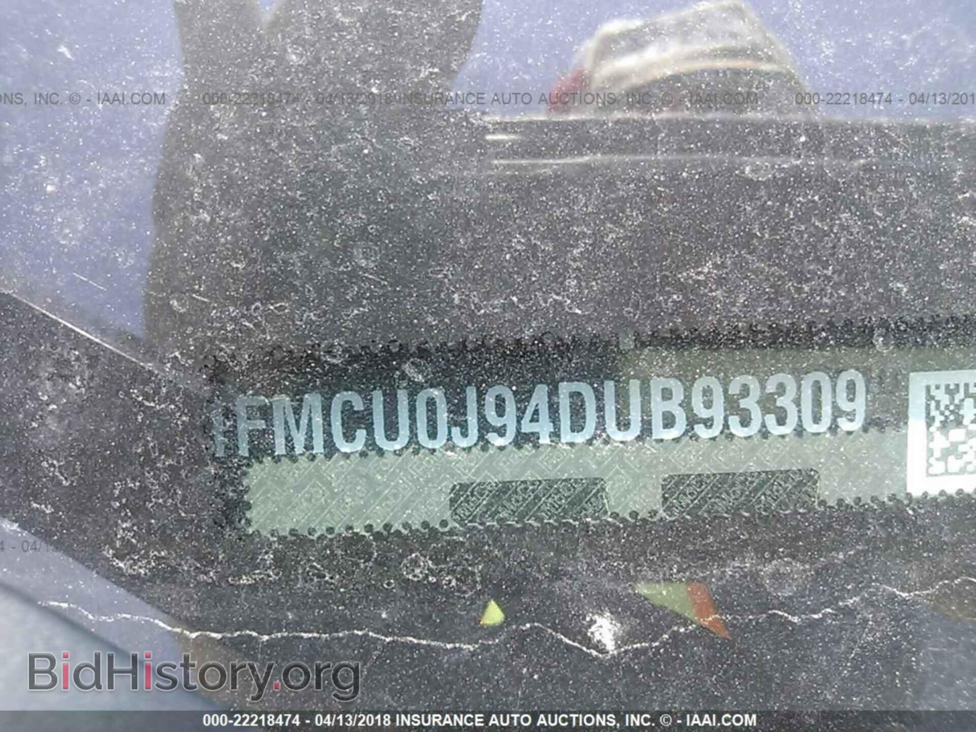 2013 Ford Escape - VIN: 1FMCU0J94DUB93309 - Фото 9