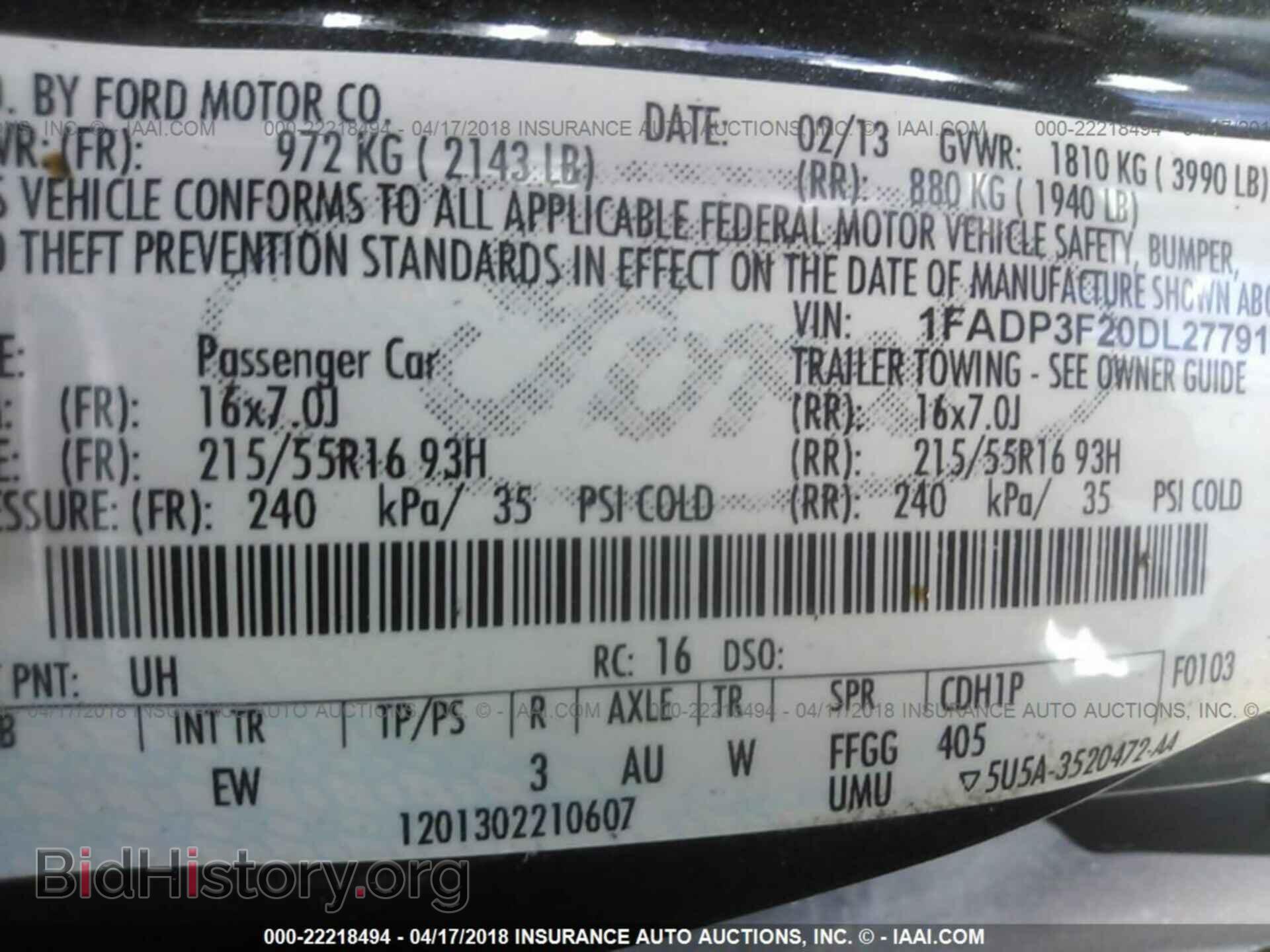2013 Ford Focus - VIN: 1FADP3F20DL277913 - Фото 9
