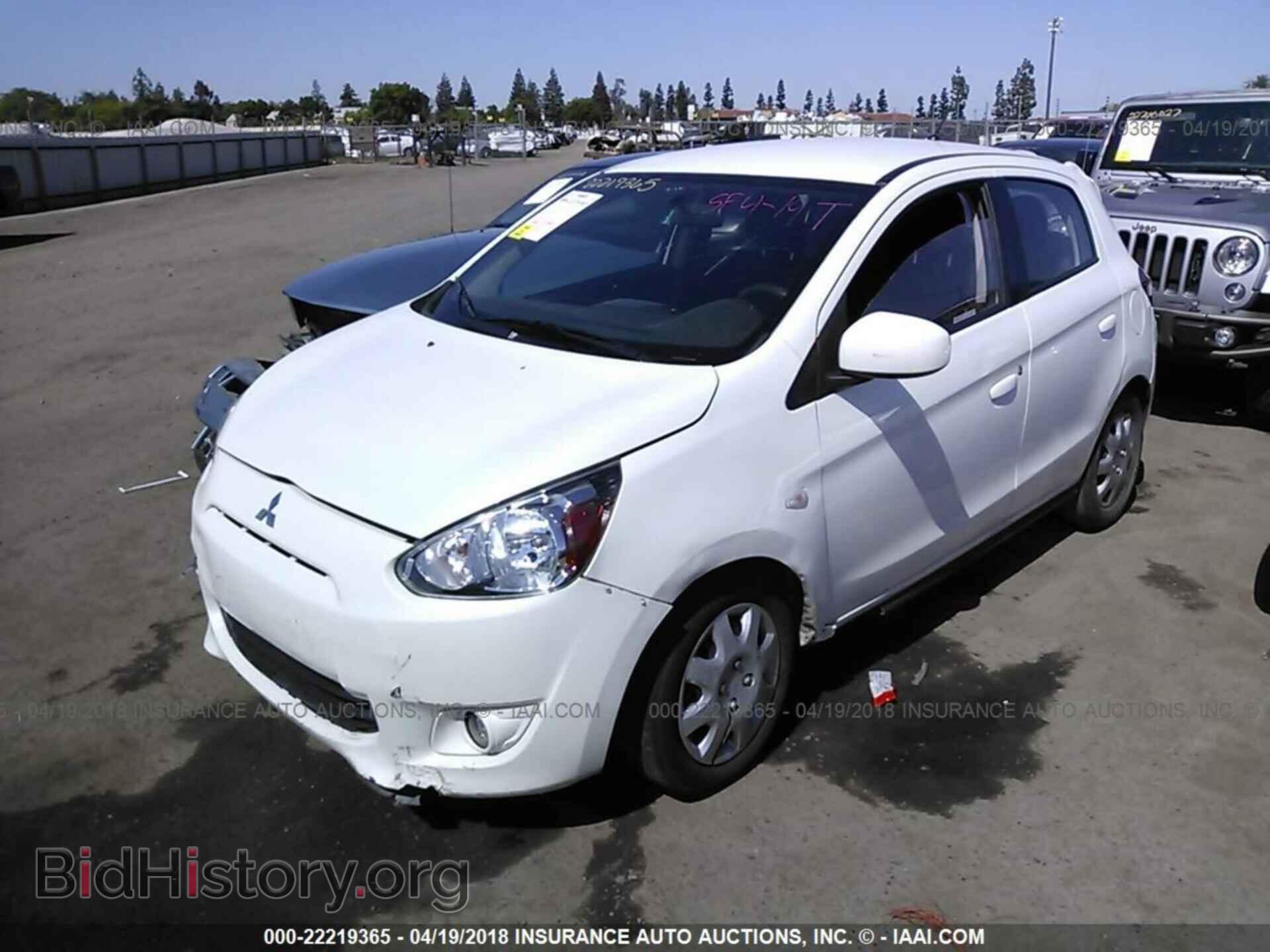 2015 Mitsubishi Mirage - VIN: ML32A3HJ8FH044216 - Фото 2